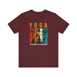 Yoga T-shirt, Meditation Tshirt, Positive Shirt, Sayings Unisex Shirt, Yoga Day Crewneck Shirt, Short Sleeve Tee, Gift for Him, Gift for Her