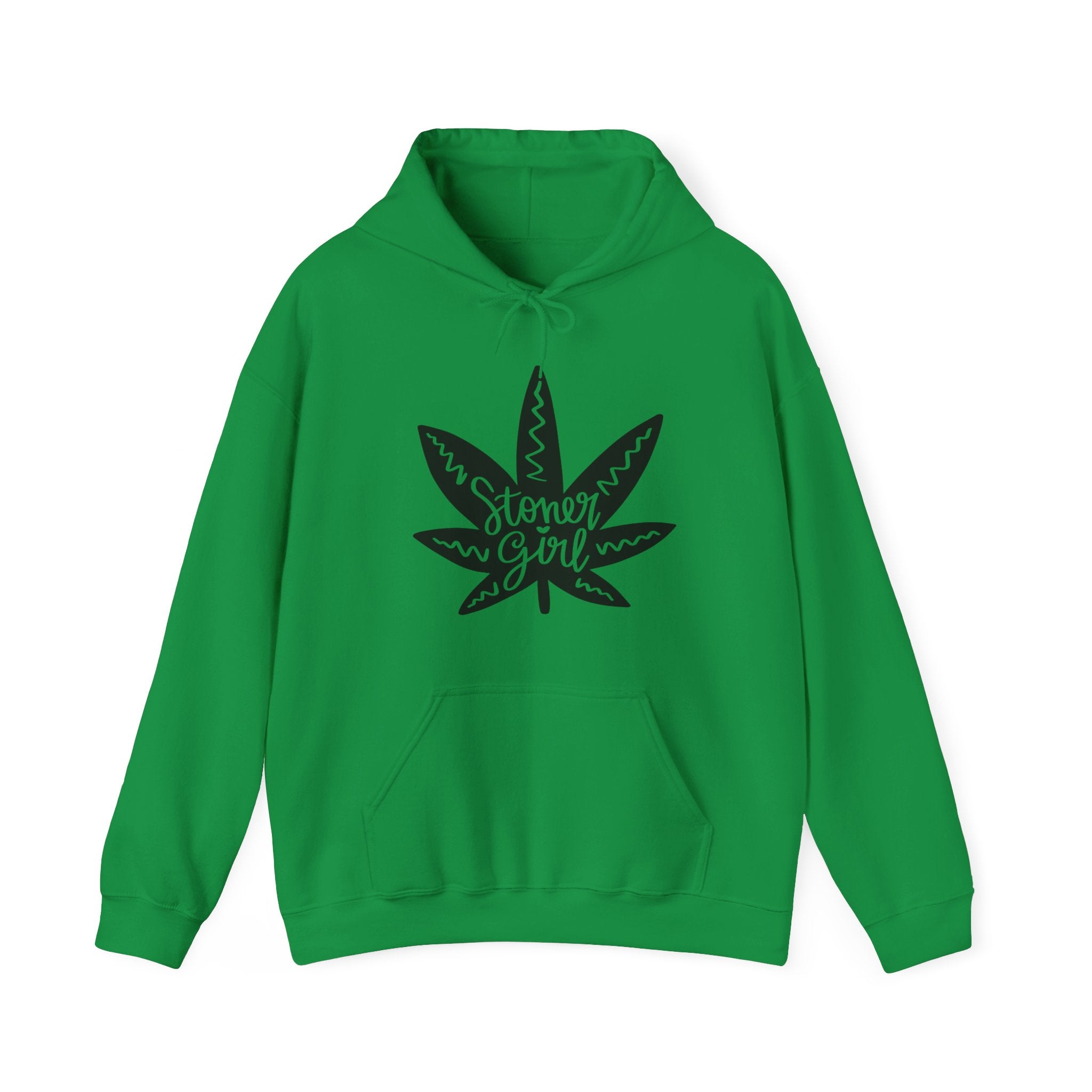 Stoner Girl Vibes Hoodie - Cozy Cannabis-Inspired Apparel