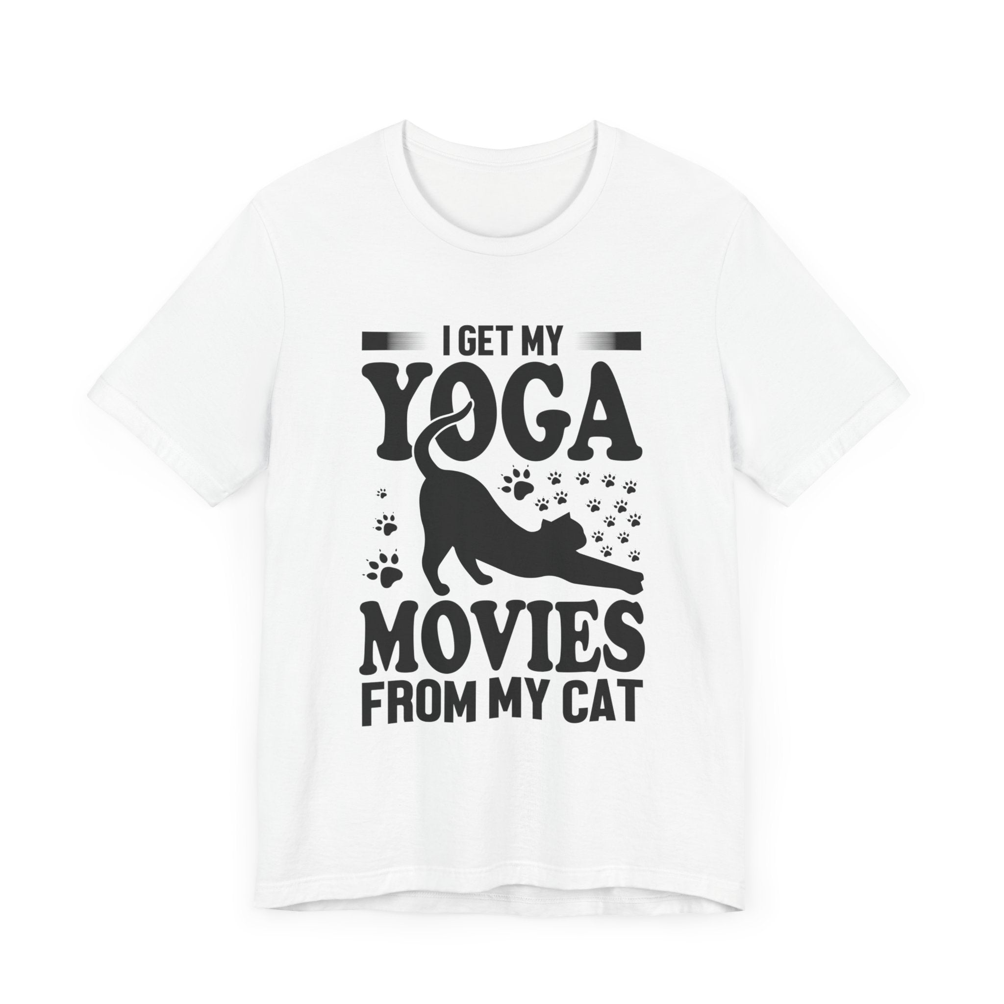 I Get My Yoga Moves From My Cat T-shirt, Cat Tshirt, Pet Shirt, Unisex Shirt, Crewneck Shirt, Short Sleeve Tee, Gift for Him, Gift for Her