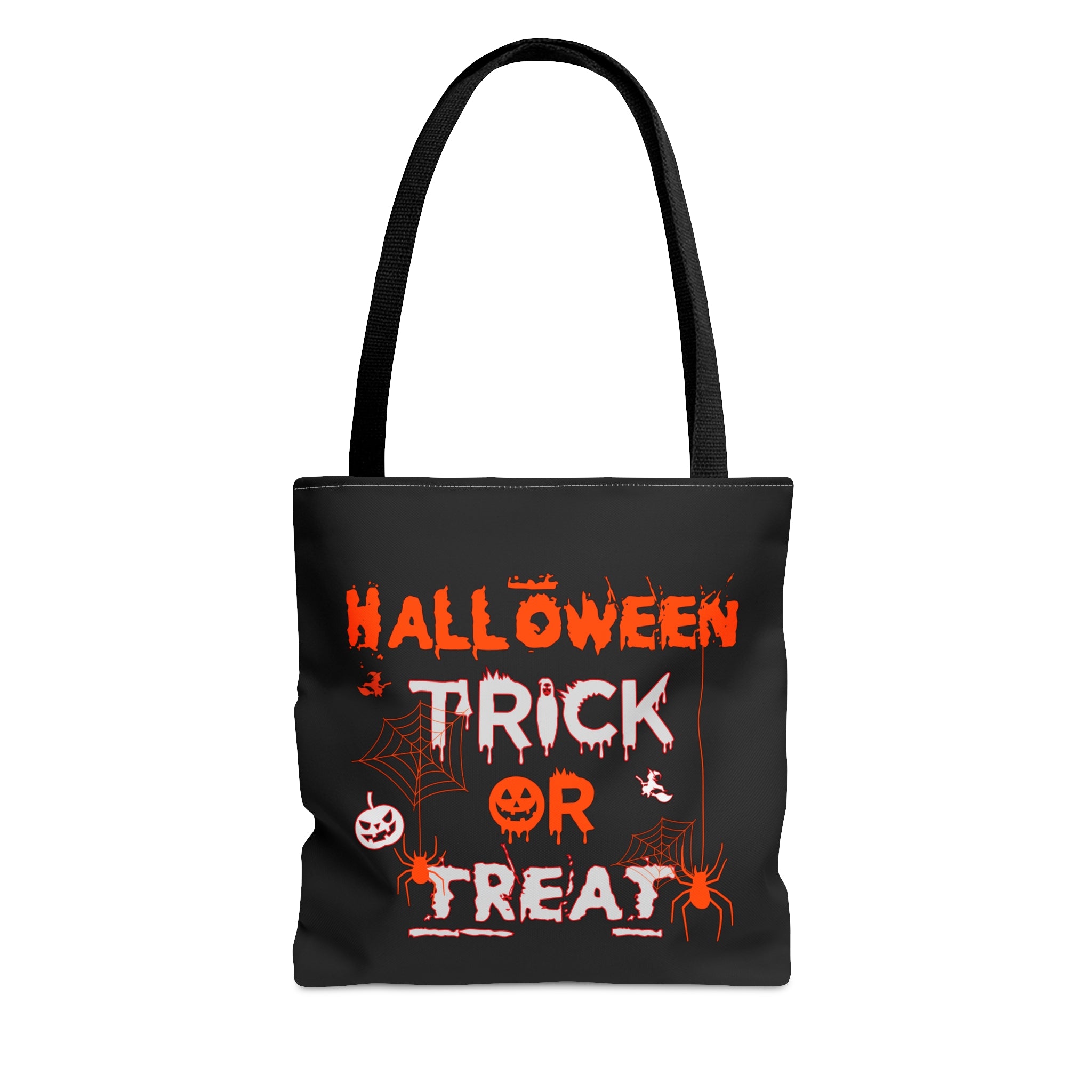 Halloween Trick or Treat Candy Bag - Spooky Halloween Tote Bag - Kids Halloween Candy Holder - Halloween Party Favor