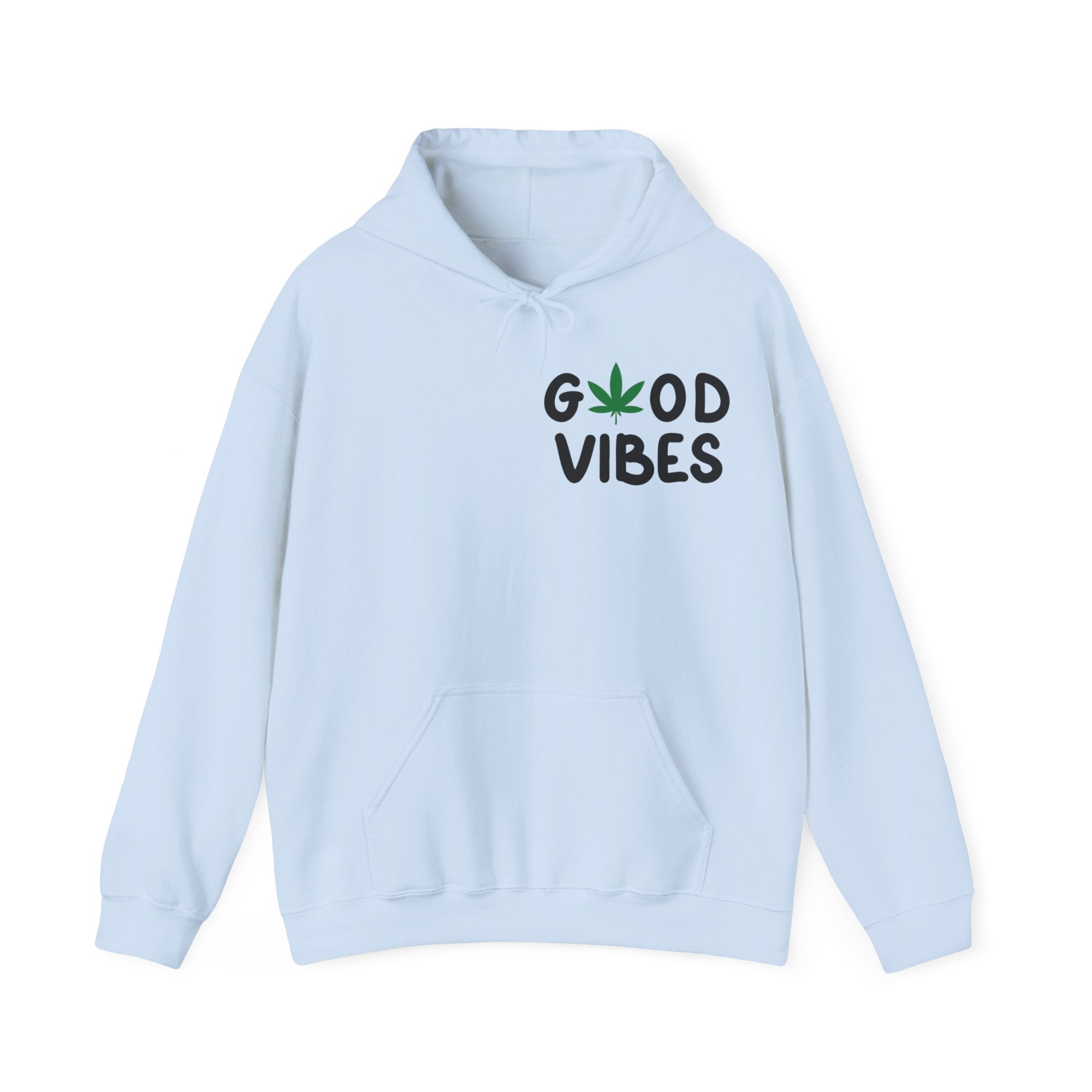 Good Vibes Hoodie - Elevate Your Style with a Cannabis Twist