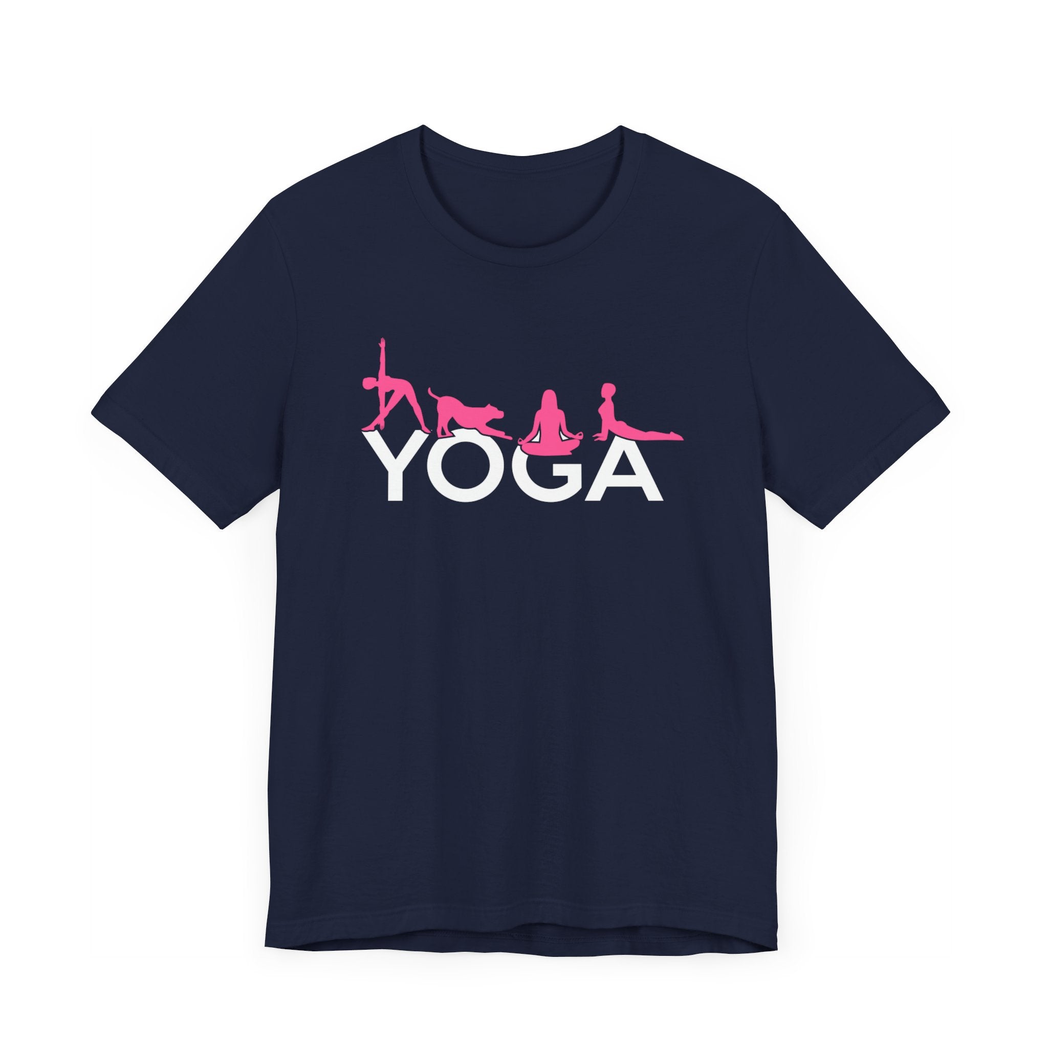 Yoga T-shirt, Yoga Position Tshirt, Meditation Shirt, Yoga Day Unisex Shirt, Crewneck Shirt, Short Sleeve Tee, Gift for Him, Gift for Her