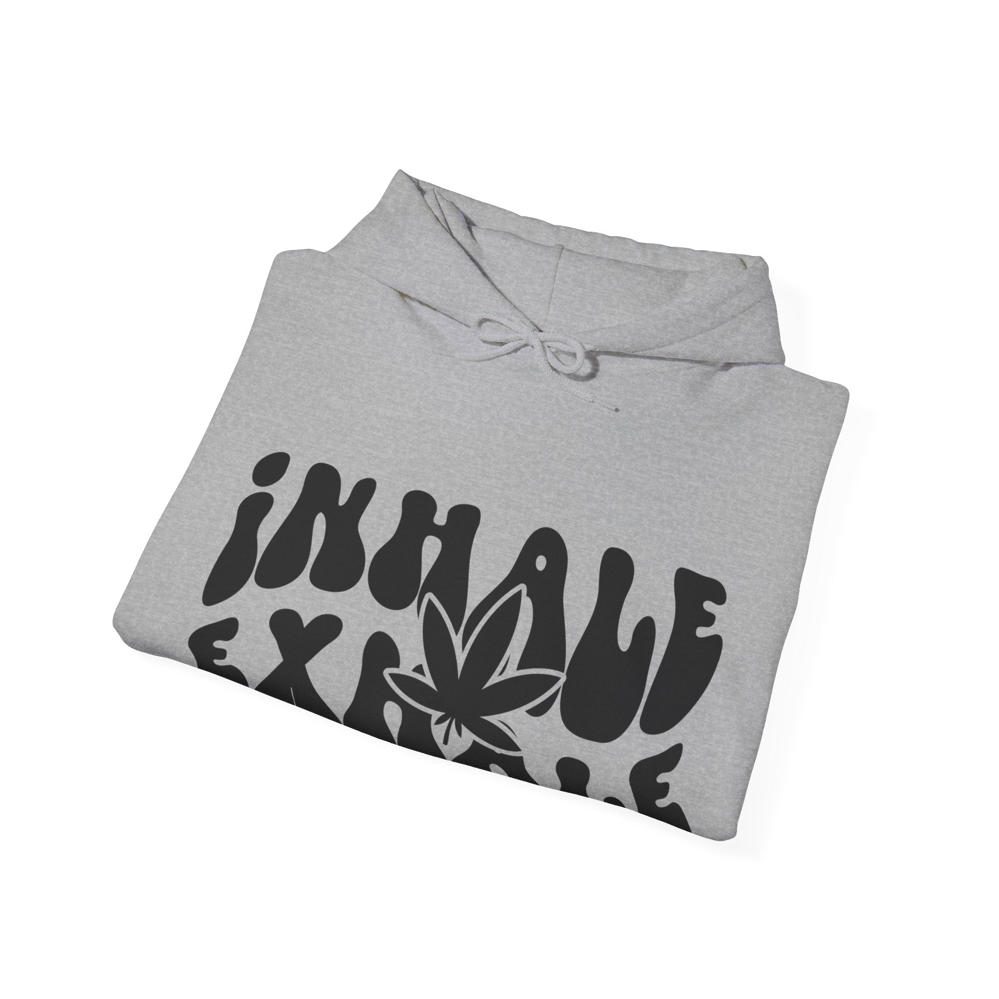 Zen Vibes Hoodie: Inhale Exhale Serenity - Hooded Sweatshirt