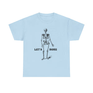 Let's Bone Halloween Skeleton T-Shirt - Funny Halloween Tee