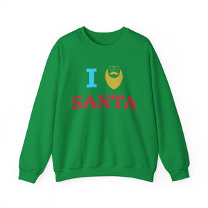 Christmas 'I Love Santa' Sweatshirt - Festive Holiday Apparel