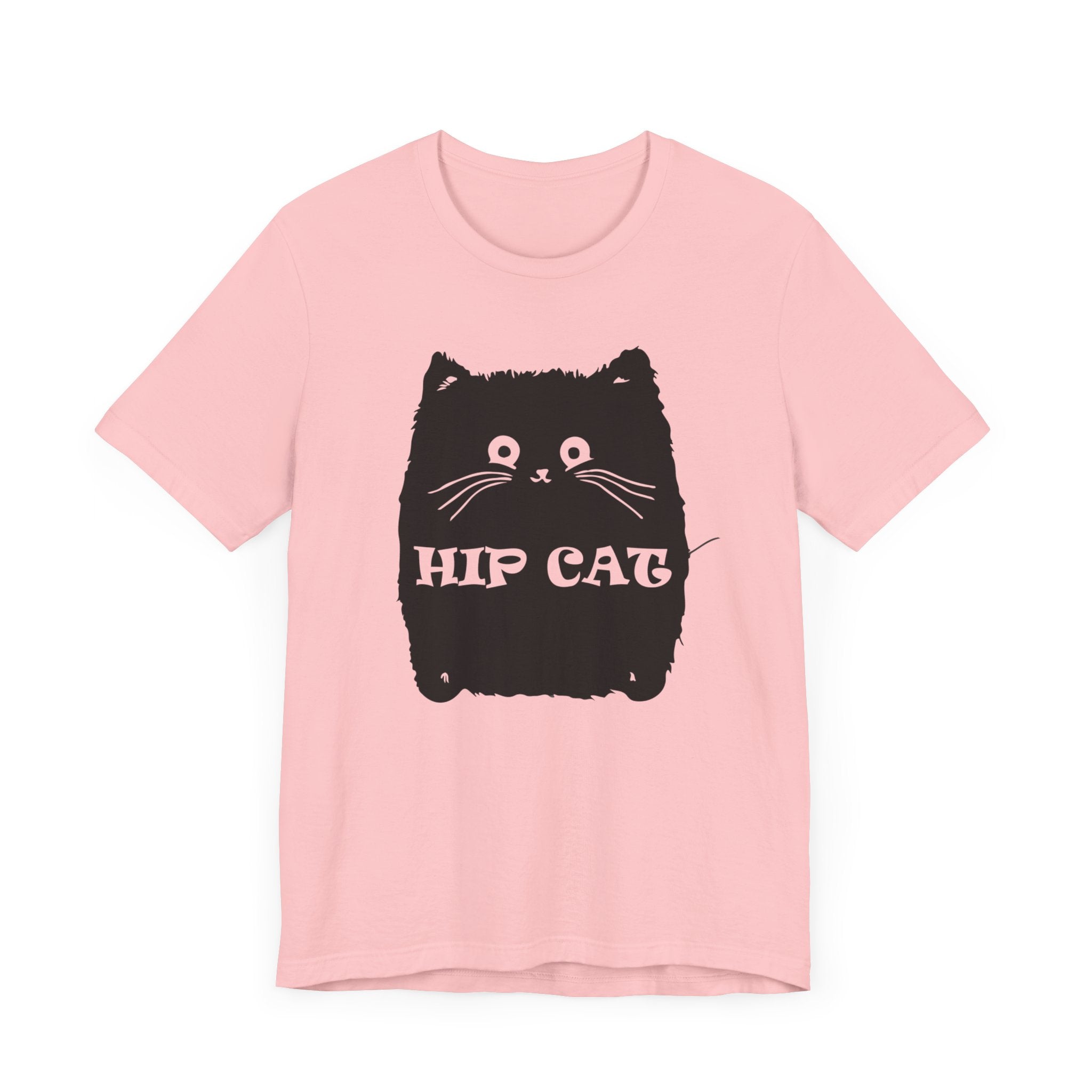 Hip Cat T-shirt, Cat Lover Tshirt, Pet Shirt, Animal Unisex Shirt, Crewneck Shirt, Short Sleeve Tee, Gift for Him, Gift for Her