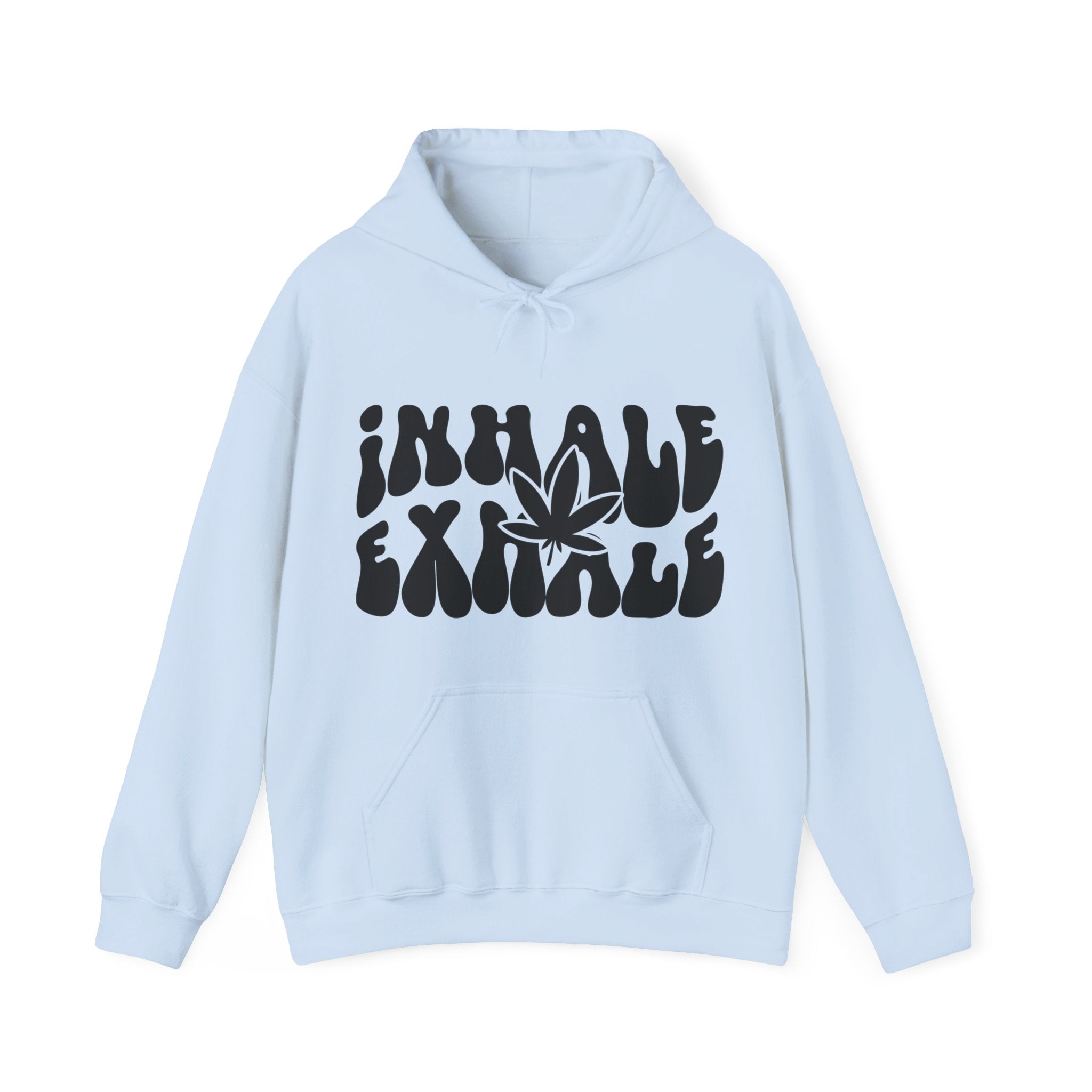 Zen Vibes Hoodie: Inhale Exhale Serenity - Hooded Sweatshirt