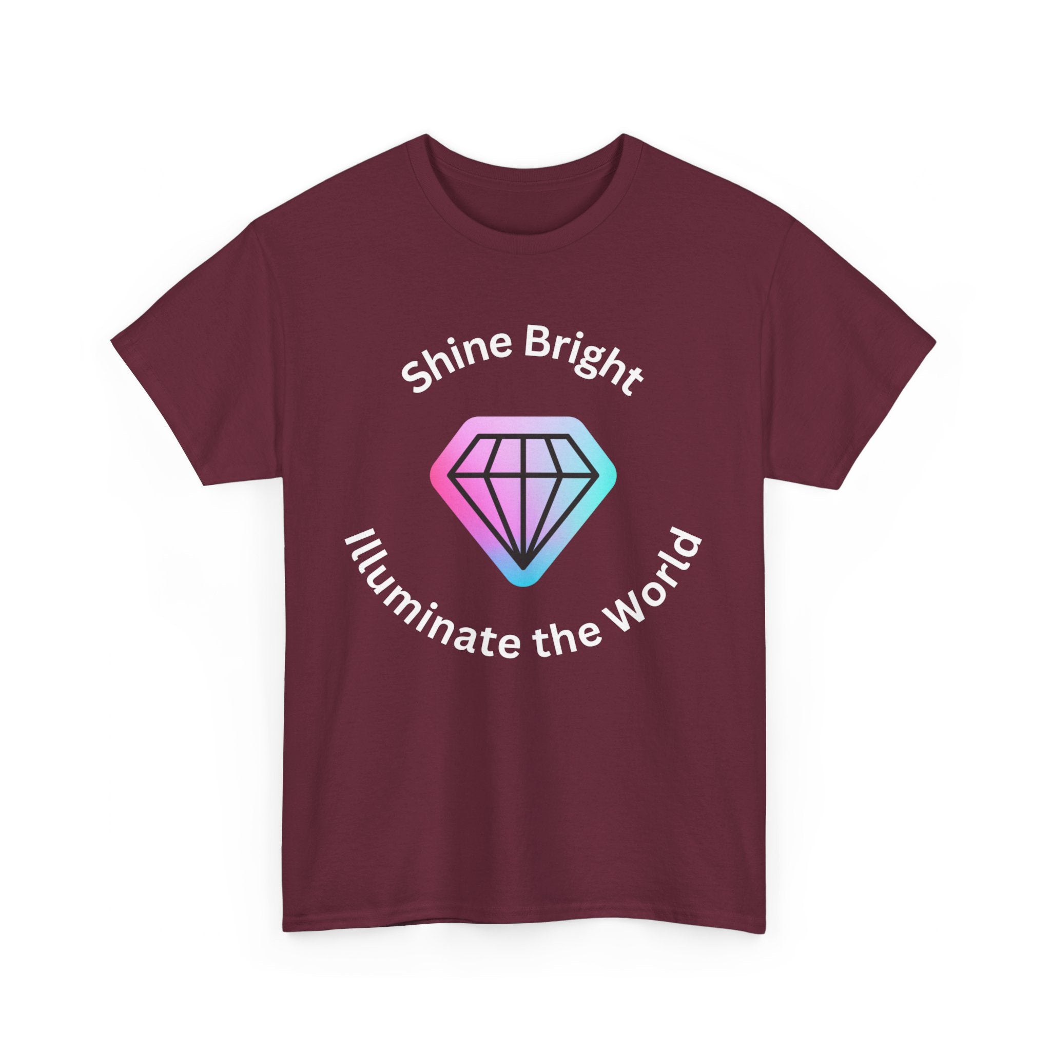 Persistence, Shine Bright, Illuminate the World, Motivational Shirt, Inspirational Tee, Empowering Apparel