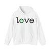 Love with Leaf Hoodie - Trendy Cannabis-Inspired Fashion