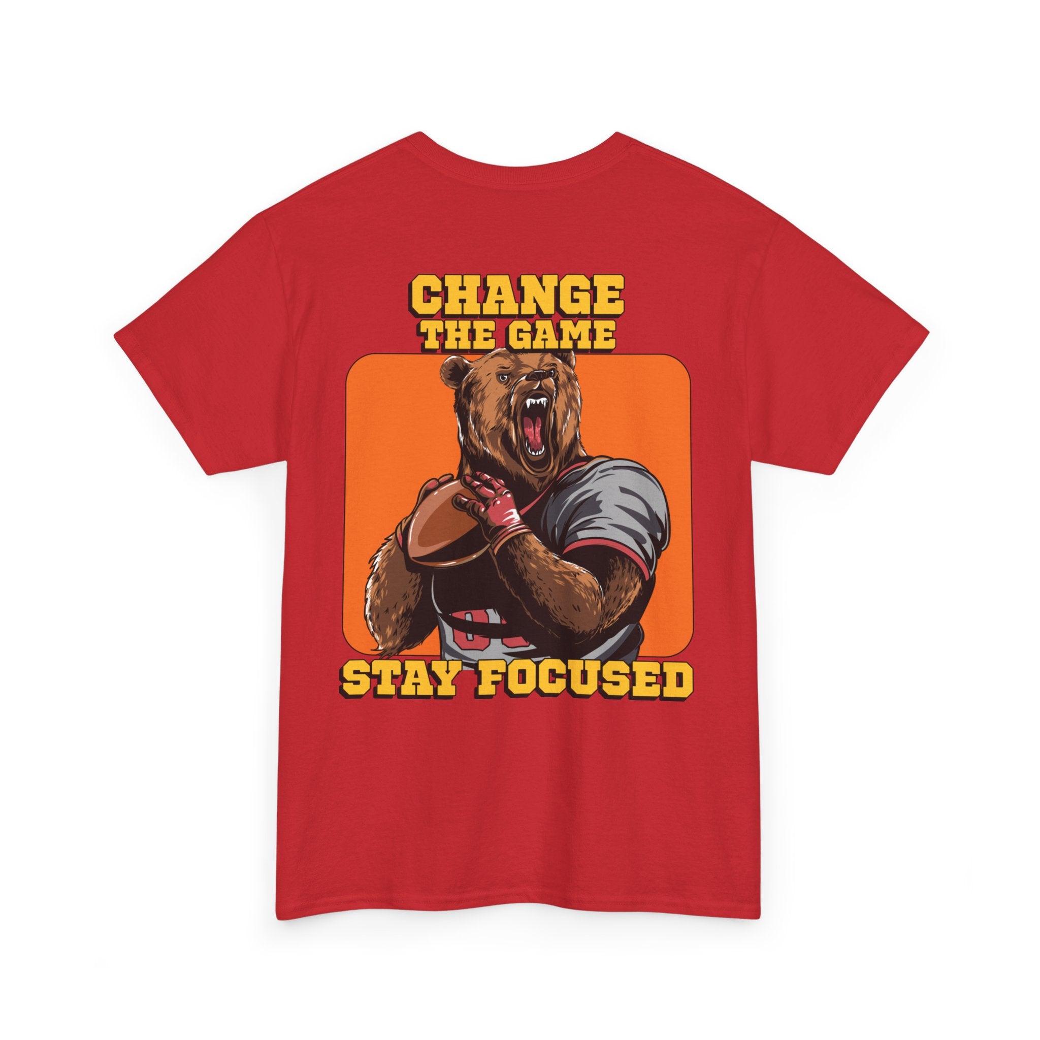 Stay Focused, Change the Game, Motivational Shirt, Inspirational Tee, Empowering Apparel.