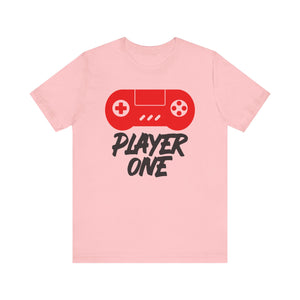 Player One T-shirt, Player Tshirt, Gaming Shirt, Gameboy Unisex Shirt, Game Lover Crewneck Shirt, Short Sleeve Tee, Gift for Him