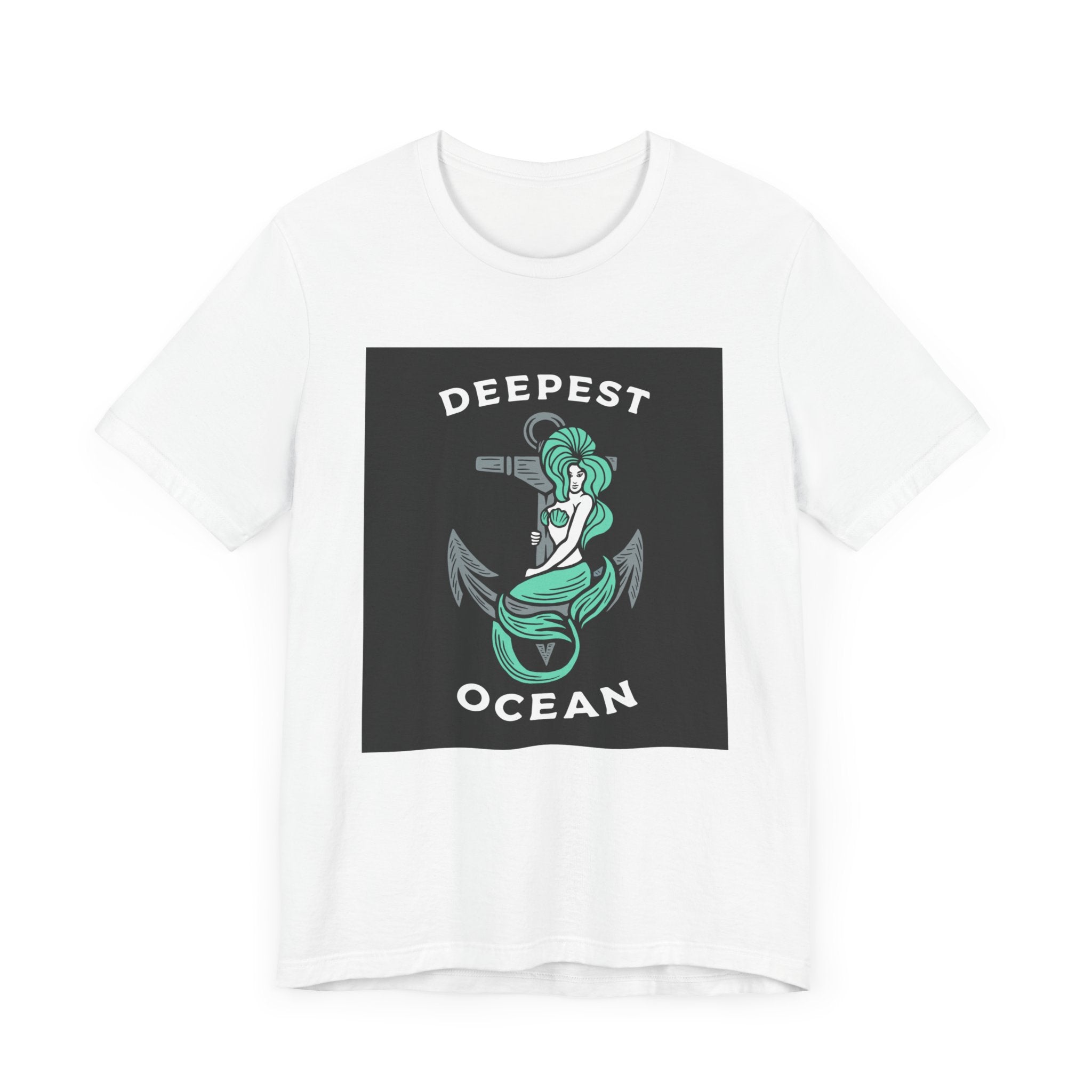 Deepest Ocean T-shirt, Mermaid Tshirt, Mermaid Top , Unisex Shirt, Crewneck Shirt, Short Sleeve Tee, Gift for Him, Gift for Her