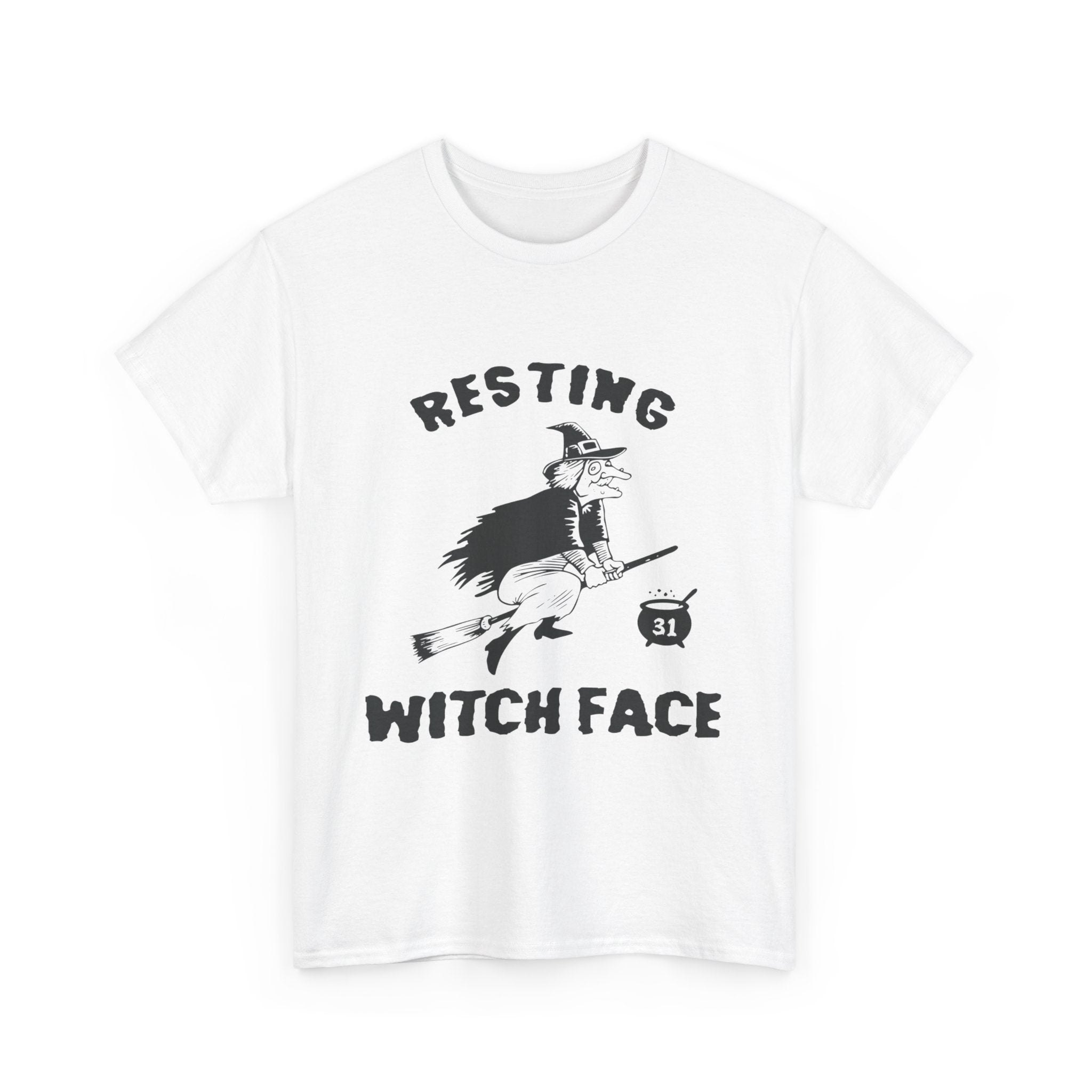 Resting Witch Face Halloween T-Shirt - Funny Witch Tee