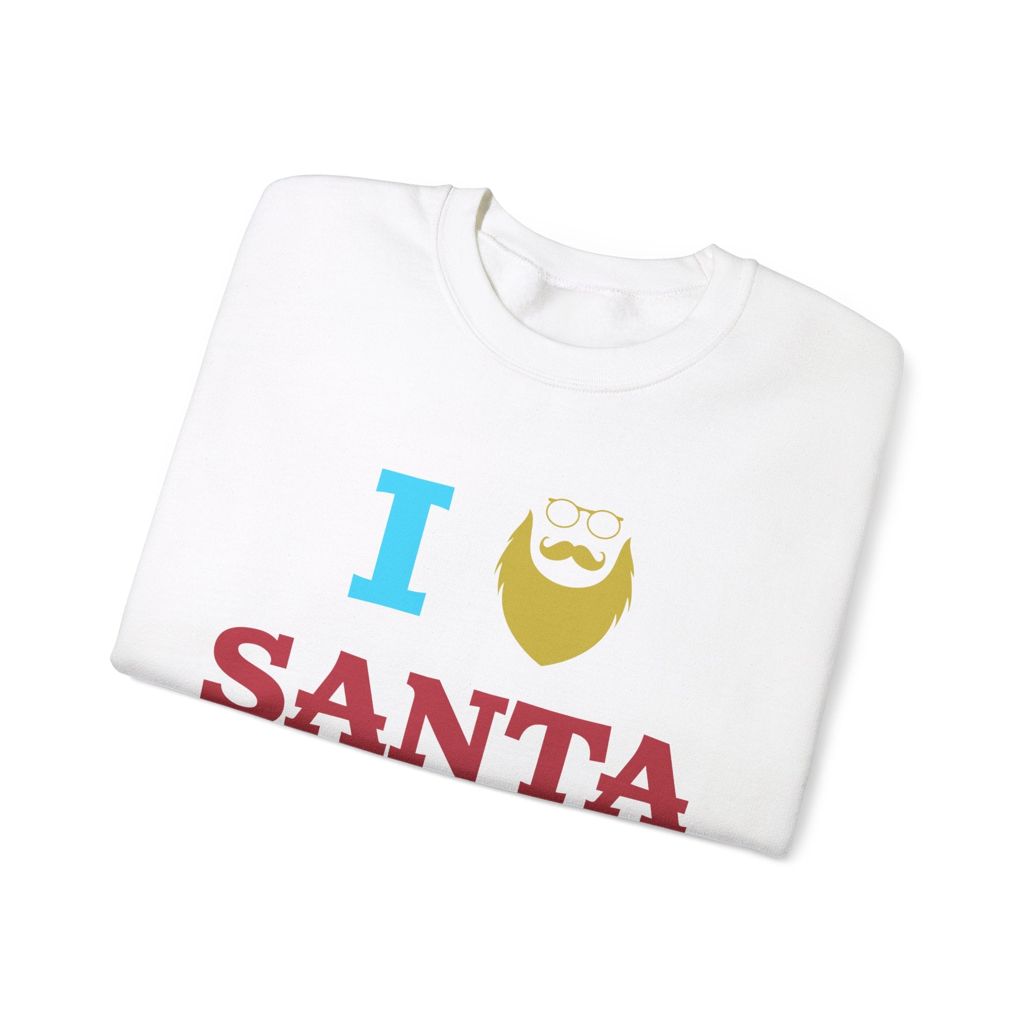 Christmas 'I Love Santa' Sweatshirt - Festive Holiday Apparel