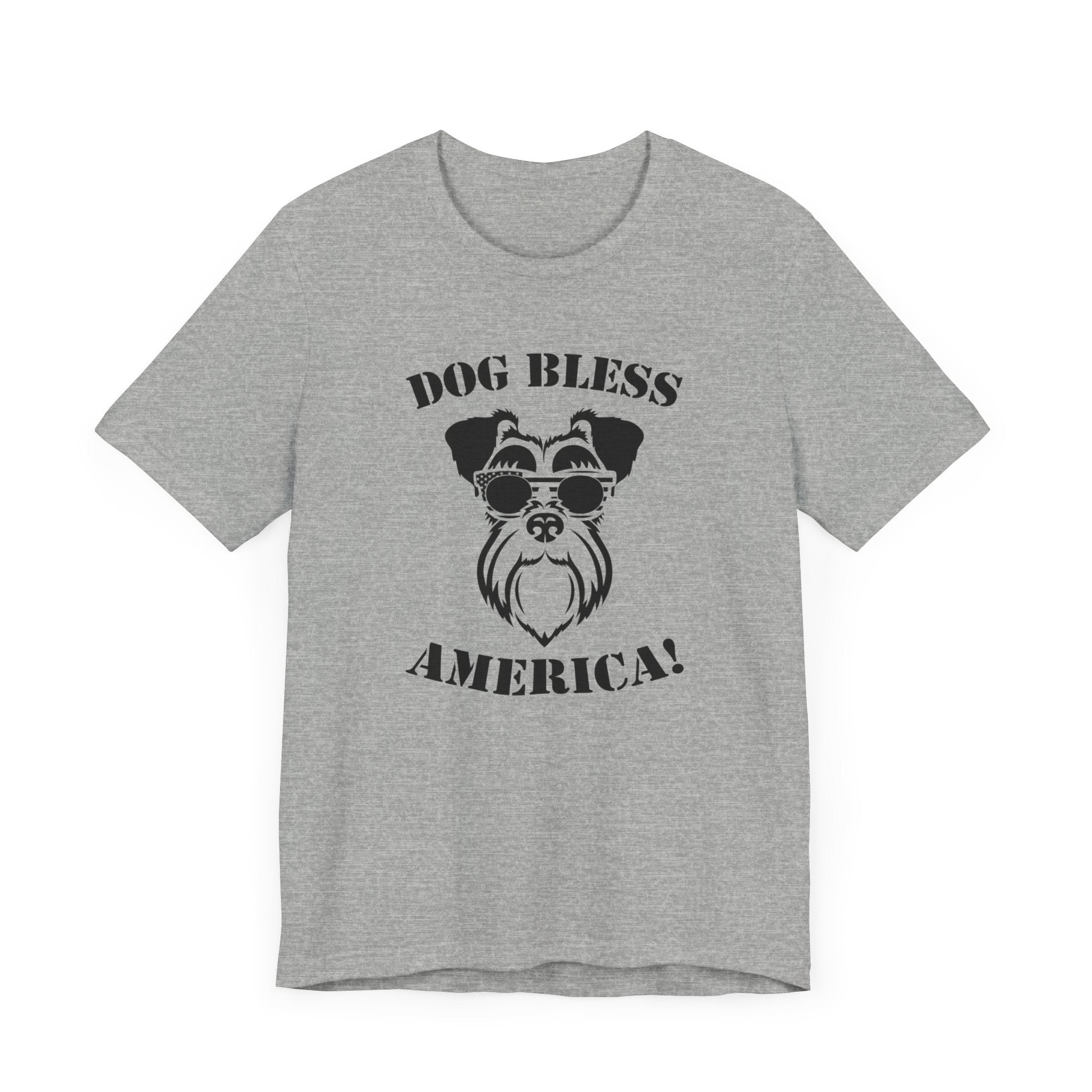 Dog Bless America T-shirt, Dog Lover Tshirt, Animal Shirt, Pet Unisex Shirt, Crewneck Shirt, Short Sleeve Tee, Gift for Him, Gift for Her