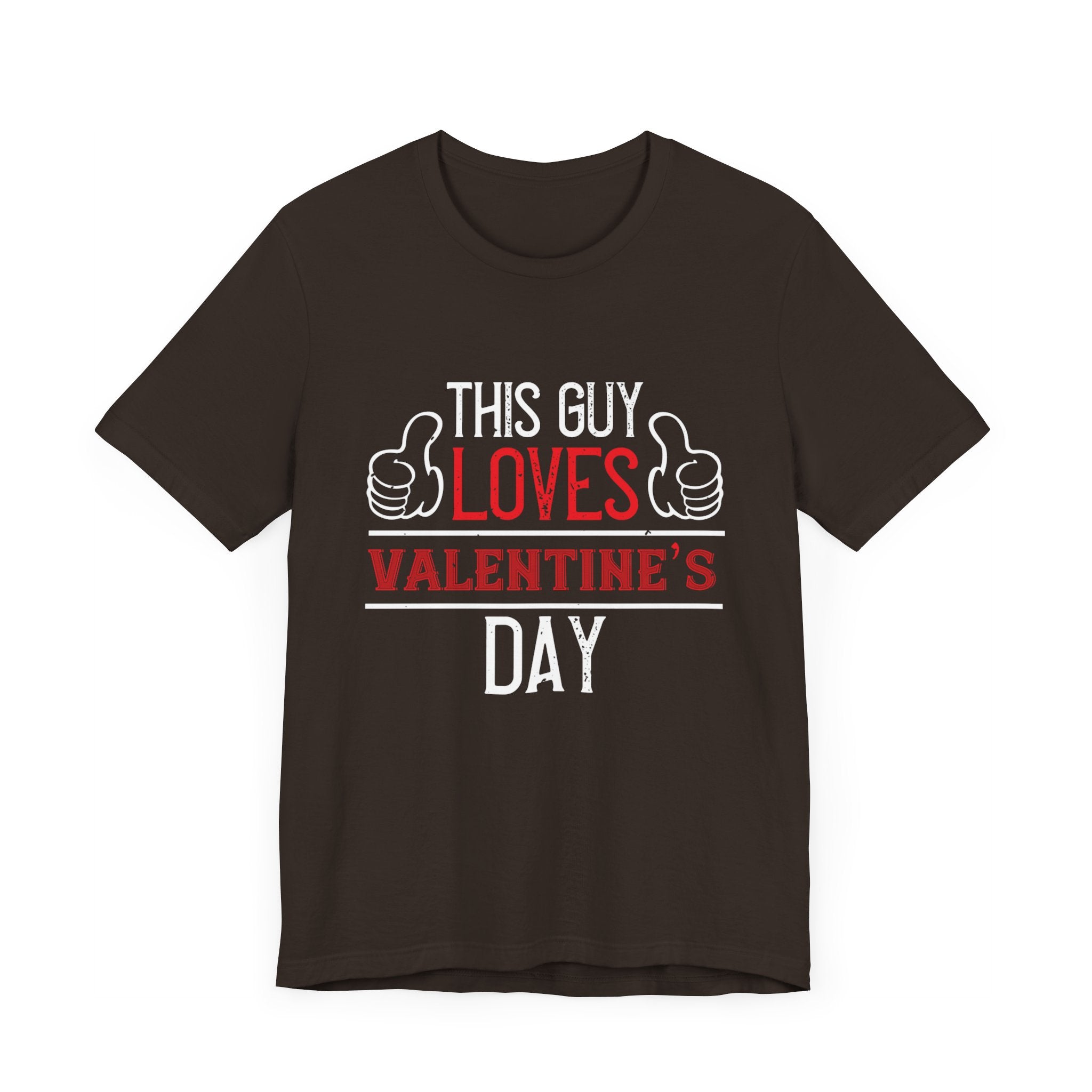 This Guy Loves Valentine's Day Shirt -  Celebrate Love in Style! - Unisex Jersey Short Sleeve Tee