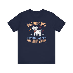 Dog Groomer T-shirt, Dog Lover Tshirt, Pet Lover Shirt, Animal Unisex Shirt, Crewneck Shirt, Short Sleeve Tee, Gift for Him, Gift for Her