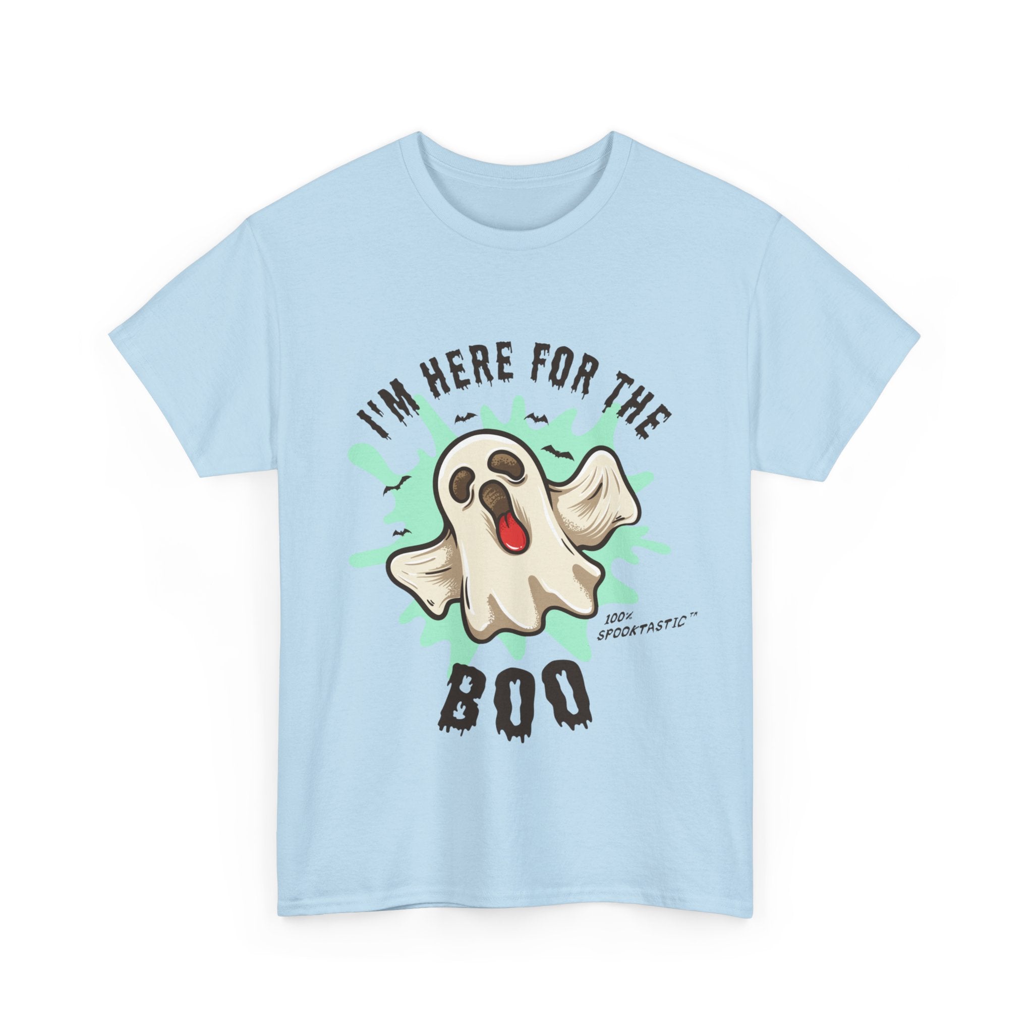 Funny Halloween T-shirt - I'm Here for the BOO - Spooky Ghost Shirt - Halloween Costume Tee