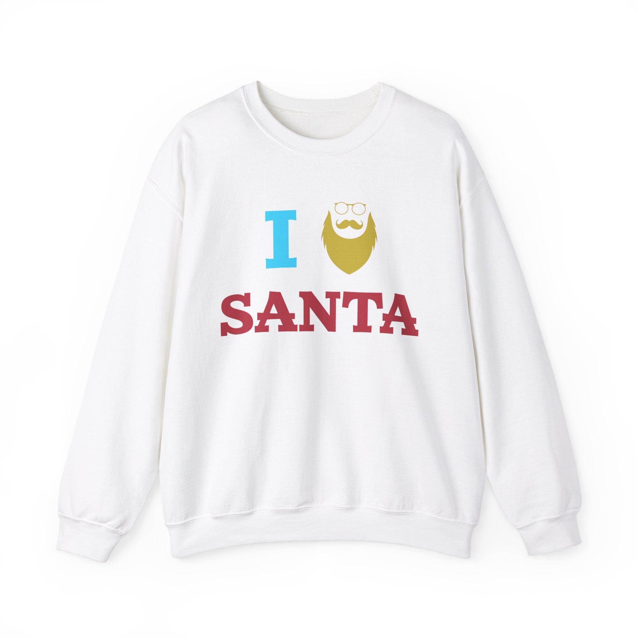 Christmas 'I Love Santa' Sweatshirt - Festive Holiday Apparel