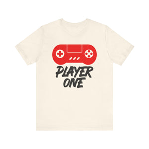 Player One T-shirt, Player Tshirt, Gaming Shirt, Gameboy Unisex Shirt, Game Lover Crewneck Shirt, Short Sleeve Tee, Gift for Him