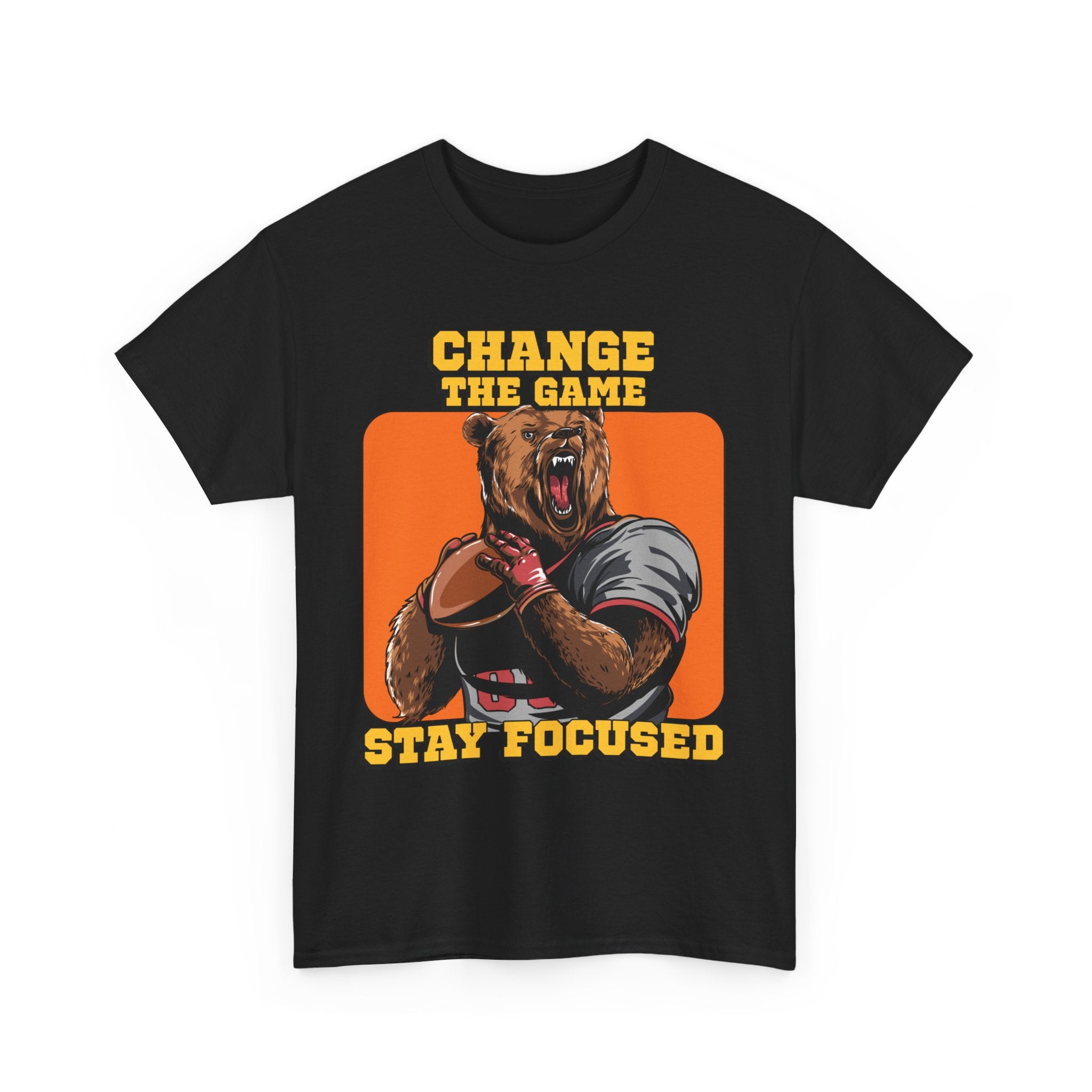 Stay Focused, Change the Game, Motivational Shirt, Inspirational Tee, Empowering Apparel.