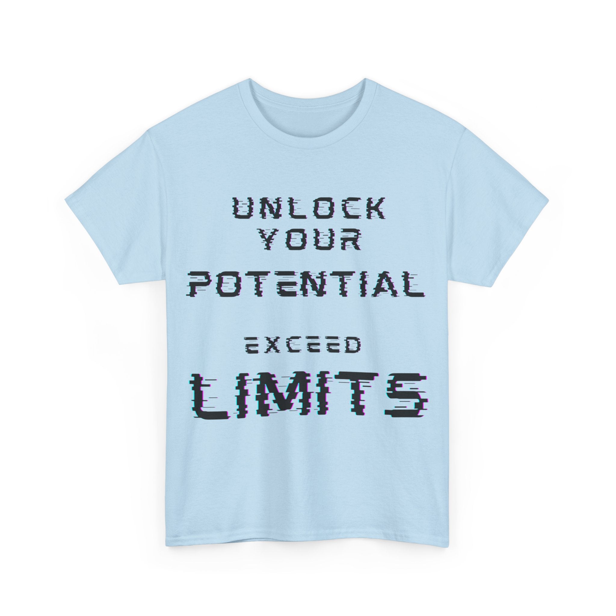 Unlock Your Potential, Exceed Limits, Motivational Shirt, Inspirational Tee, Empowering Apparel.