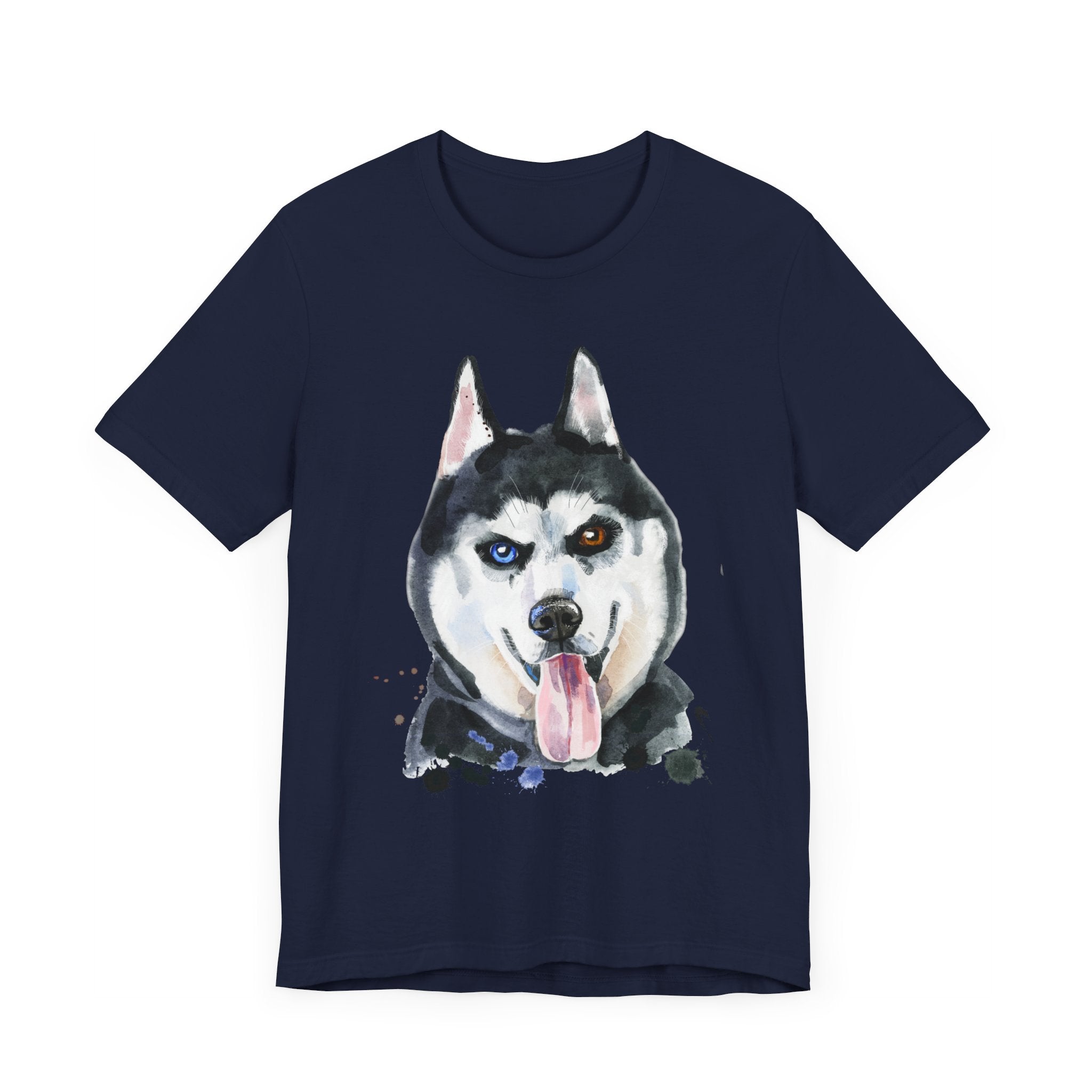 Huskey Dog T-shirt, Dog Lover Tshirt, Pet Shirt, Animal Unisex Shirt, Dog Mom Crewneck Shirt, Short Sleeve Tee, Gift for Him, Gift for Her