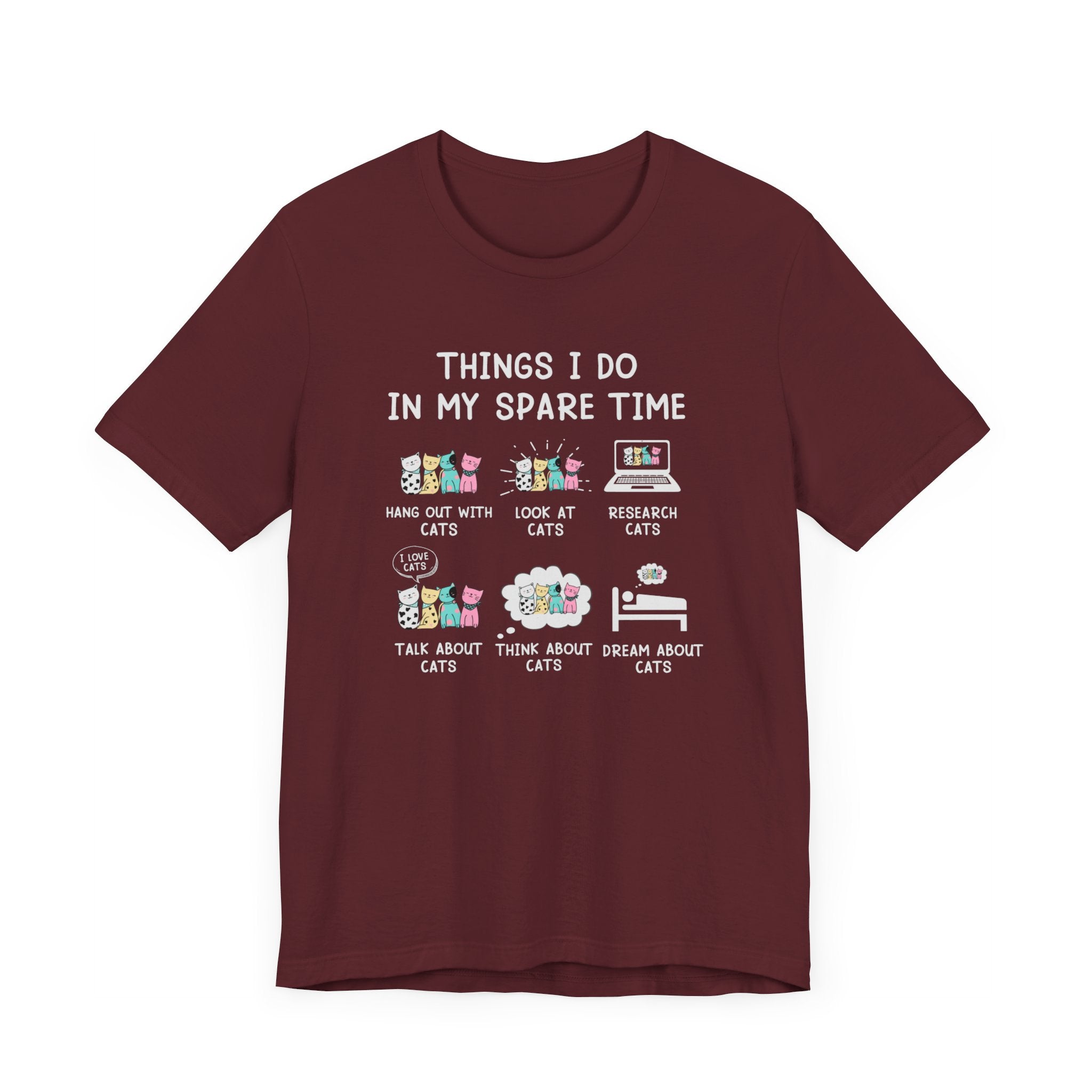 Things I Do Make In My Spare Time T-shirt, Cat Lover Tshirt, Pet Shirt, Unisex Shirt, Crewneck Shirt, Short Sleeve Tee, Gift for Her