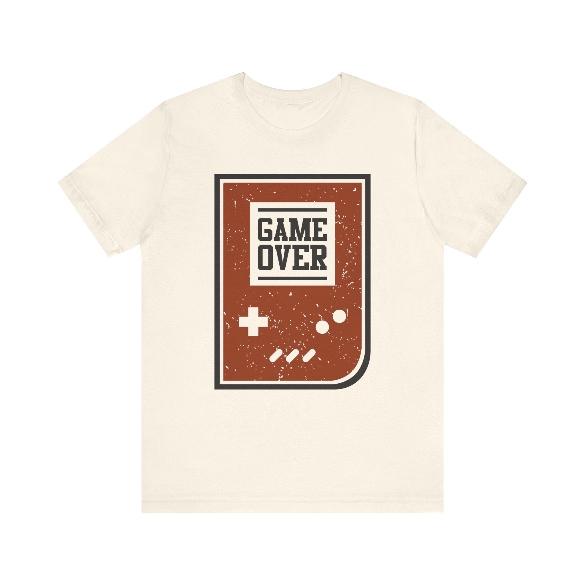 Game Over T-shirt, Gamer Tshirt, Gameboy Shirt, Game Lover Unisex Shirt, Game Over Crewneck Shirt, Short Sleeve Tee, Gift for Him