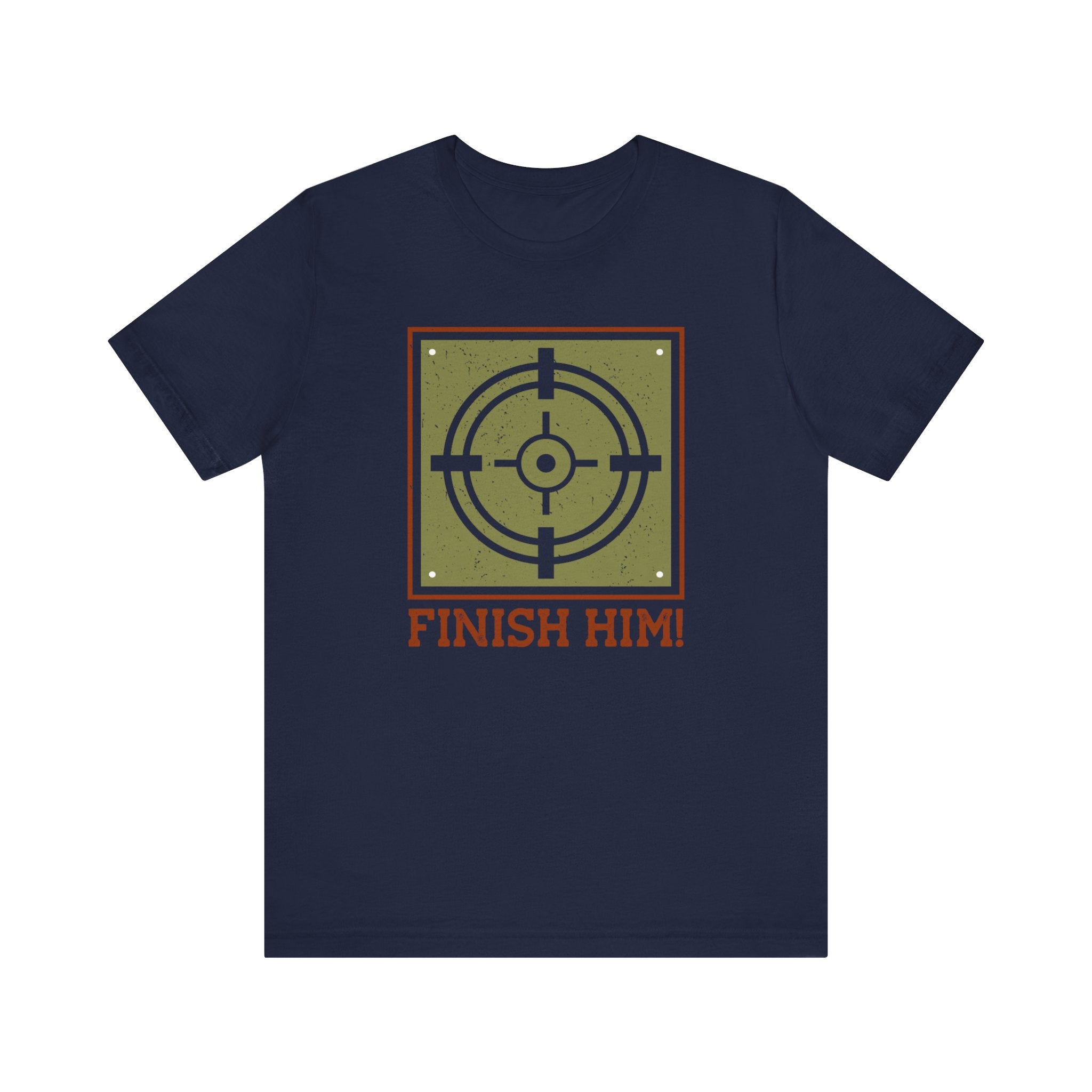 Finish Him T-shirt, Target Tshirt, Gamer Shirt, Pubg Unisex Shirt, Crewneck Shirt, Short Sleeve Tee, Gift for Him, Gift for Her