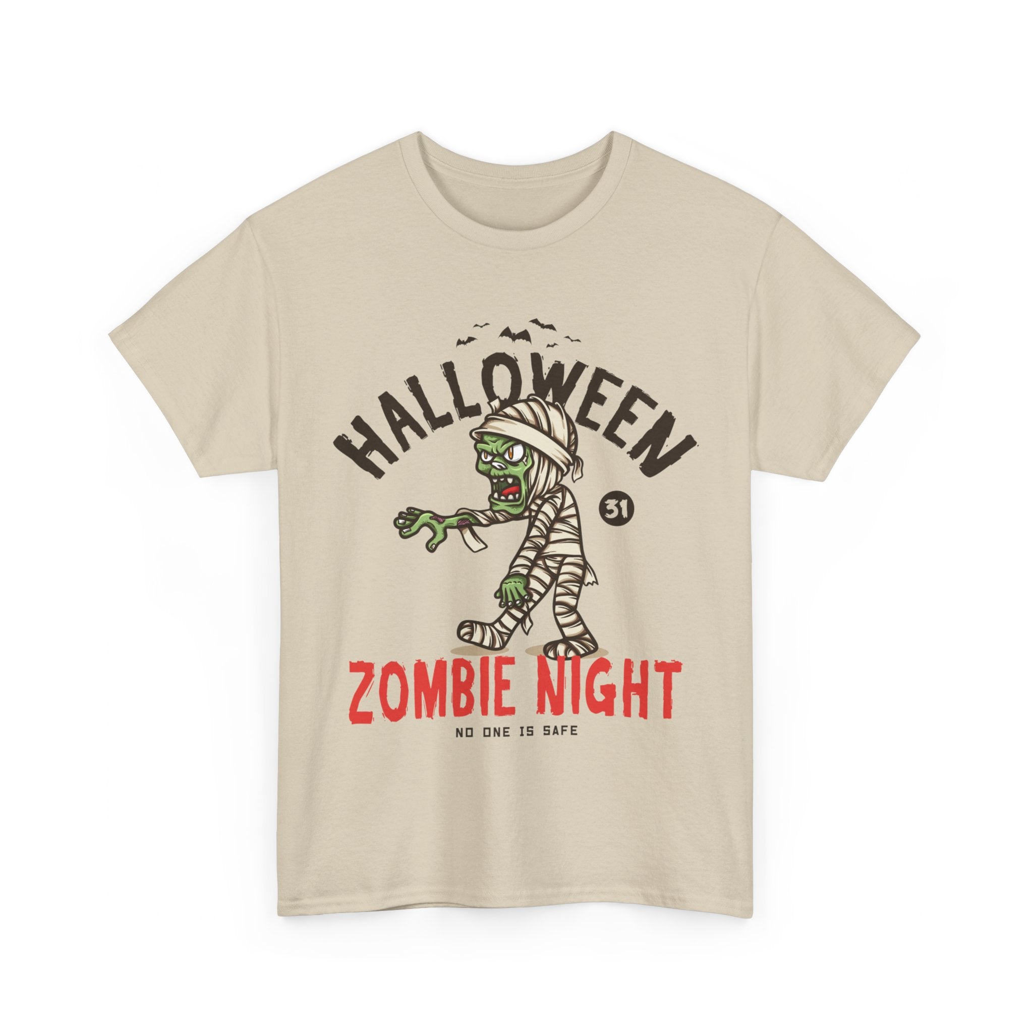 Halloween Zombie Night T-shirt - Spooky Undead Tee - Creepy Horror Shirt