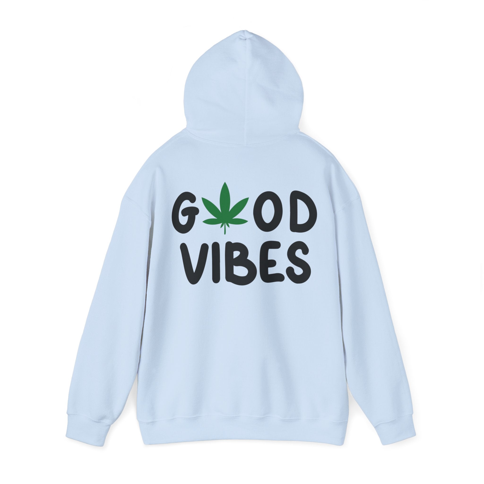 Good Vibes Hoodie - Elevate Your Style with a Cannabis Twist