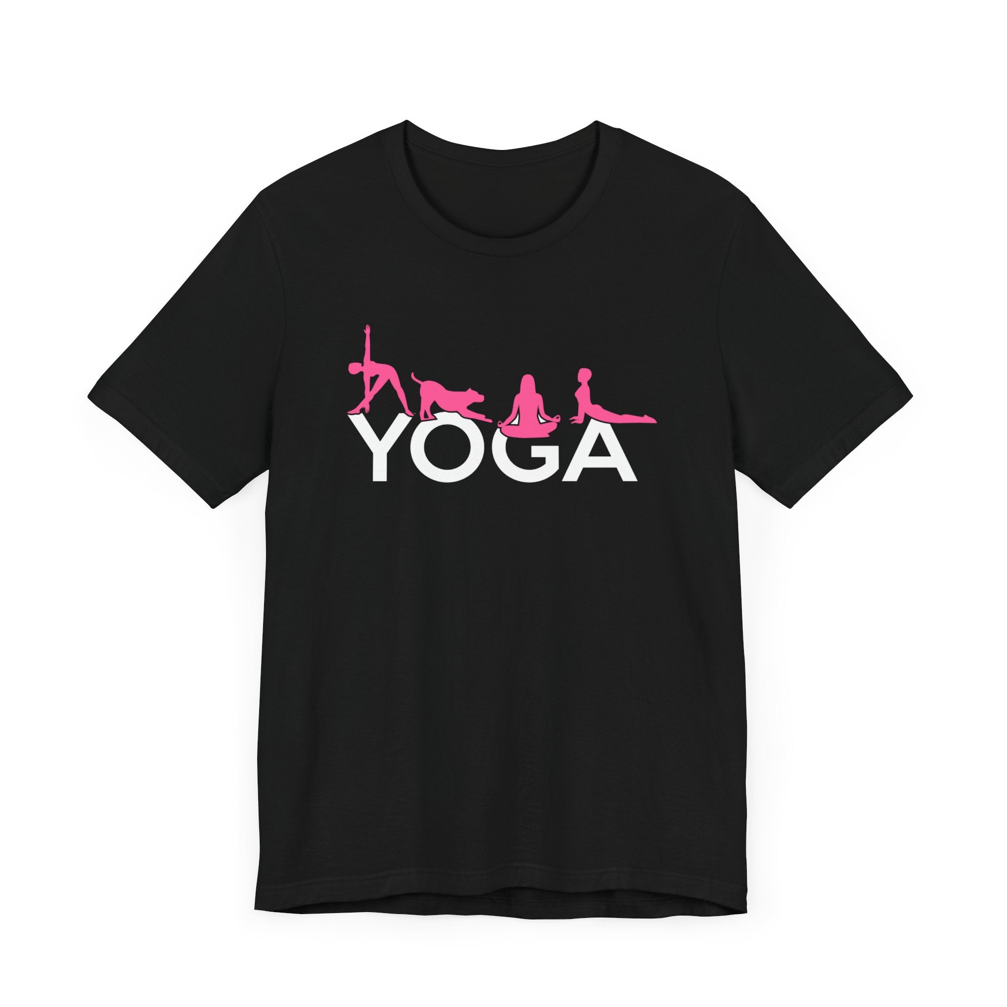 Yoga T-shirt, Yoga Position Tshirt, Meditation Shirt, Yoga Day Unisex Shirt, Crewneck Shirt, Short Sleeve Tee, Gift for Him, Gift for Her