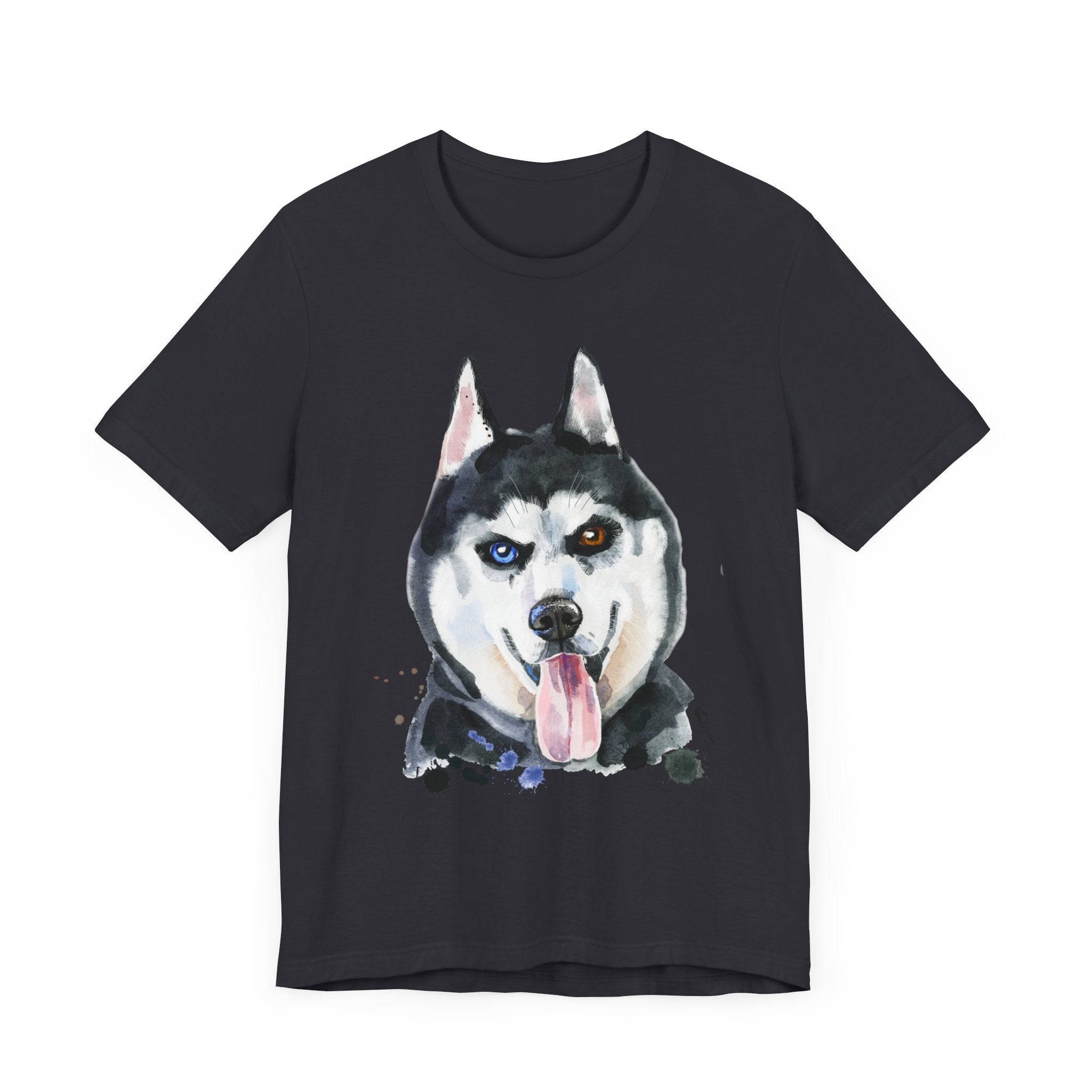 Huskey Dog T-shirt, Dog Lover Tshirt, Pet Shirt, Animal Unisex Shirt, Dog Mom Crewneck Shirt, Short Sleeve Tee, Gift for Him, Gift for Her