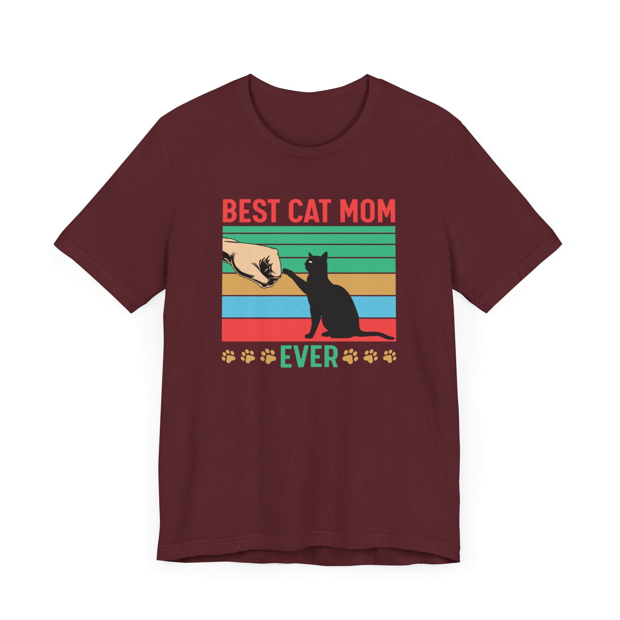 Best Cat Mom Ever T-shirt, Cat Mom Tshirt, Cat Lover Shirt, Pet Unisex Shirt, Crewneck Shirt, Short Sleeve Tee, Gift for Him, Gift for Her