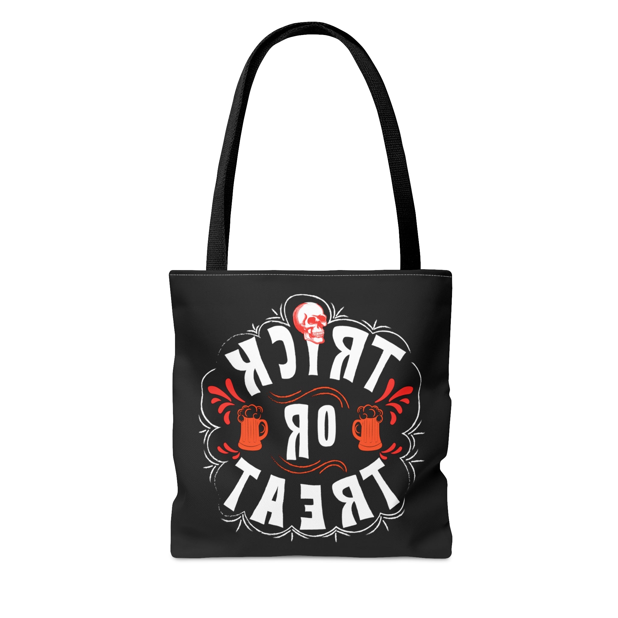 Halloween Candy Bag - 'Trick or Treat' - Spooky Tote Bag for Sweets Collection