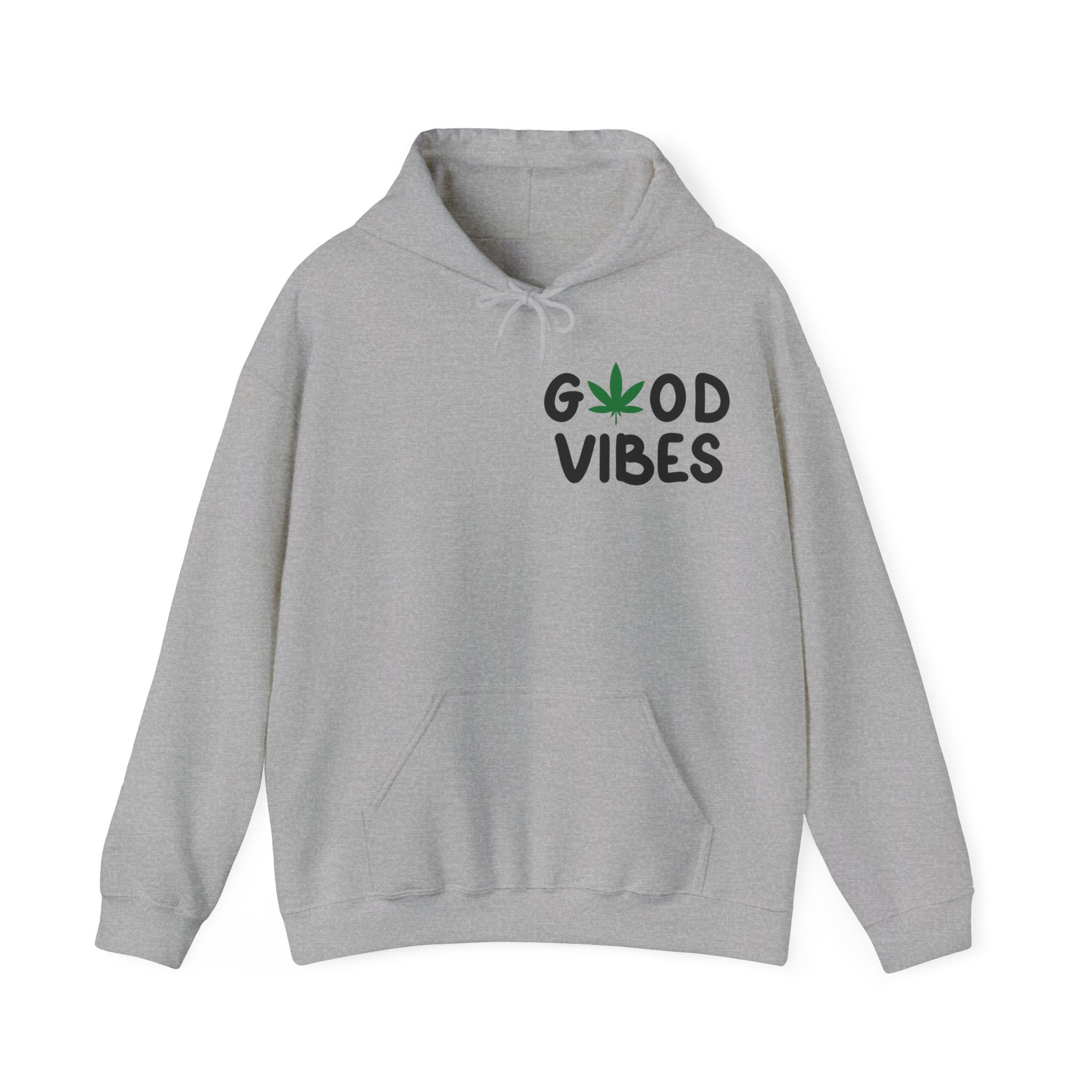 Good Vibes Hoodie - Elevate Your Style with a Cannabis Twist