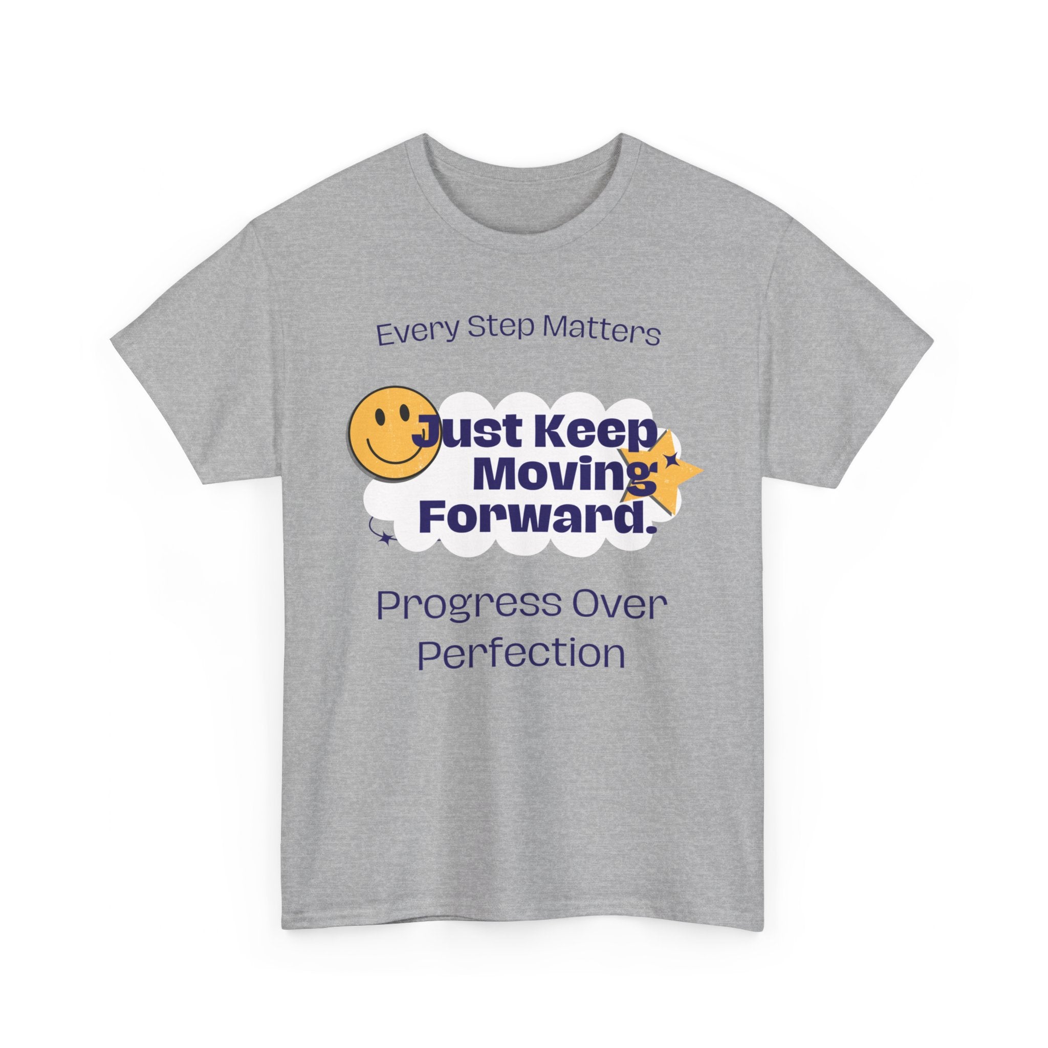 Every Step Matters, Progress Over Perfection, Motivational Shirt, Inspirational Tee, Empowering Apparel.