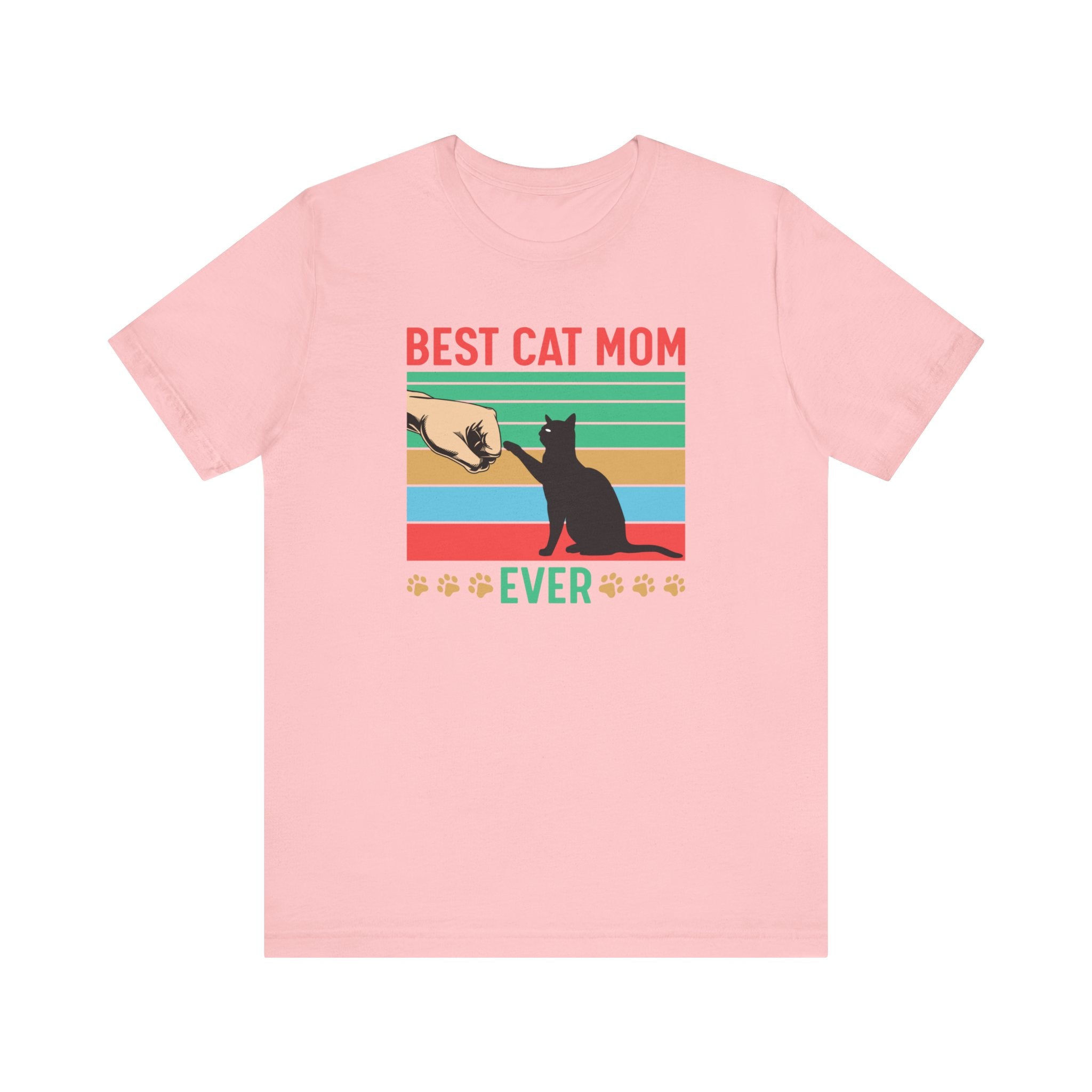 Best Cat Mom Ever T-shirt, Cat Mom Tshirt, Cat Lover Shirt, Pet Unisex Shirt, Crewneck Shirt, Short Sleeve Tee, Gift for Him, Gift for Her