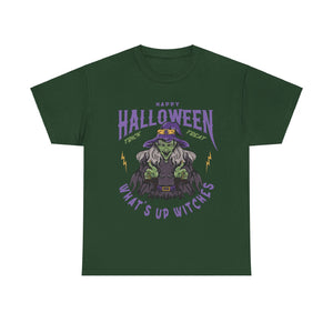 Happy Halloween T-shirt - What's Up Witches Tee - Funny Halloween Shirt