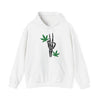 Skeleton Peace Sign Hoodie: A Cannabis-Inspired Statement Piece