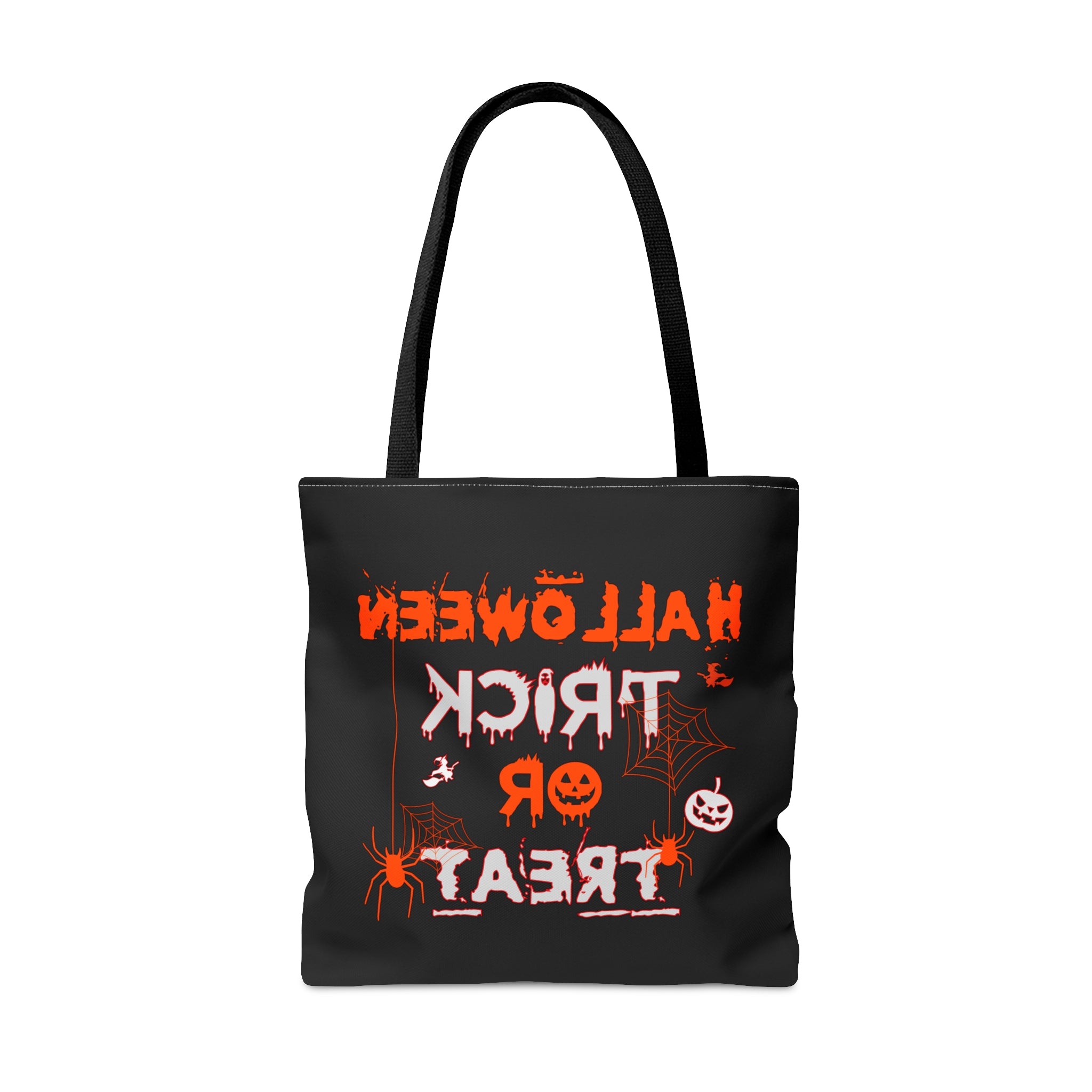 Halloween Trick or Treat Candy Bag - Spooky Halloween Tote Bag - Kids Halloween Candy Holder - Halloween Party Favor