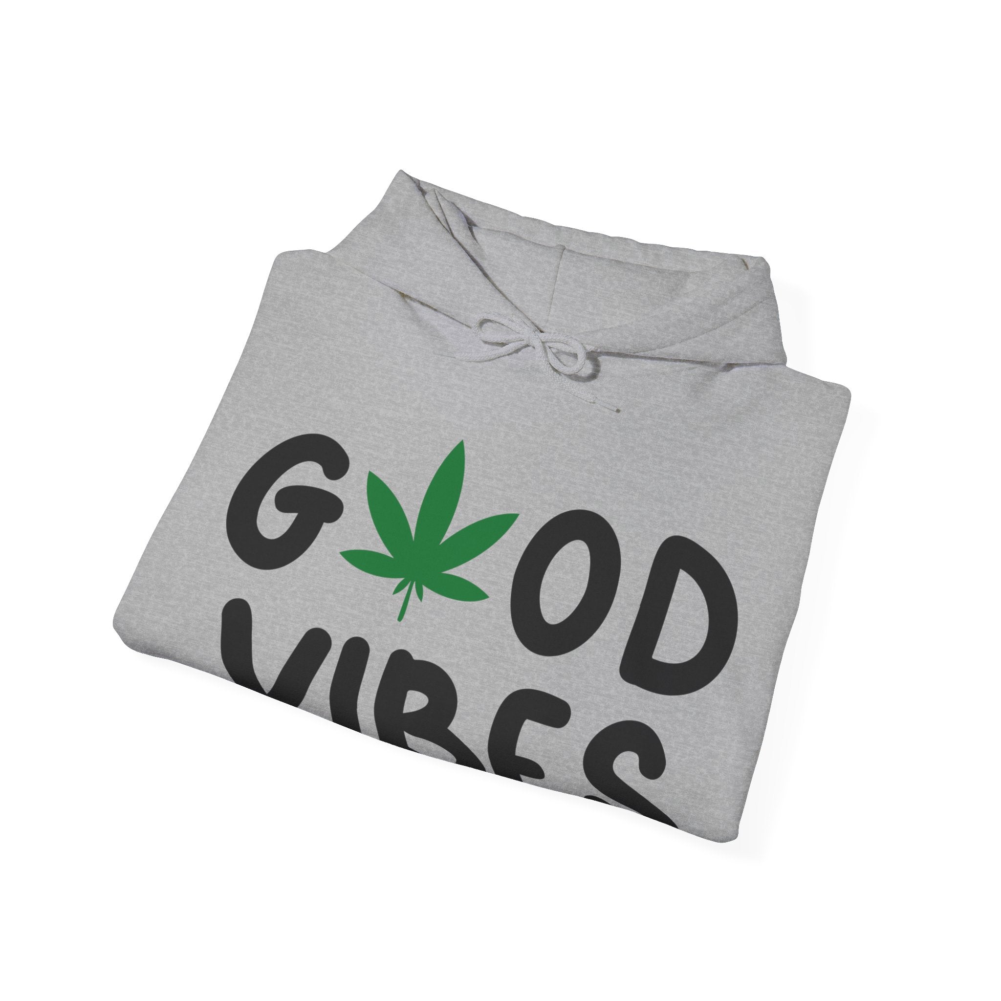 Good Vibes Hoodie - Elevate Your Style with a Cannabis Twist