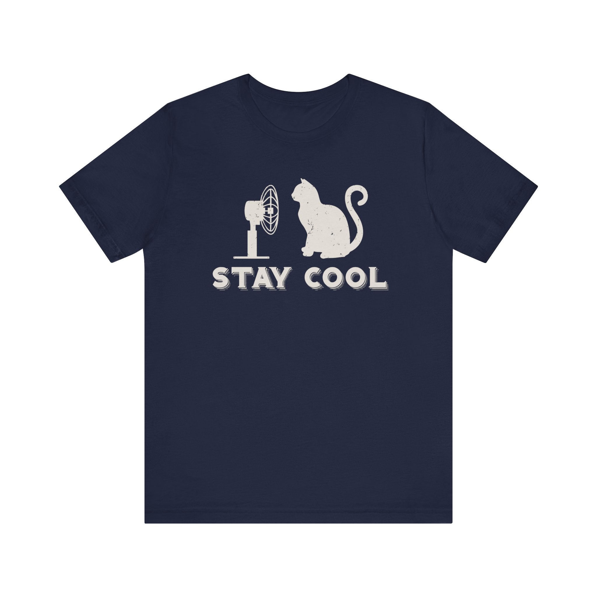 Stay Cool T-shirt, Pet Lover Tshirt, Positive Shirt, Cat Lover Unisex Shirt, Crewneck Shirt, Short Sleeve Tee, Gift for Him, Gift for Her