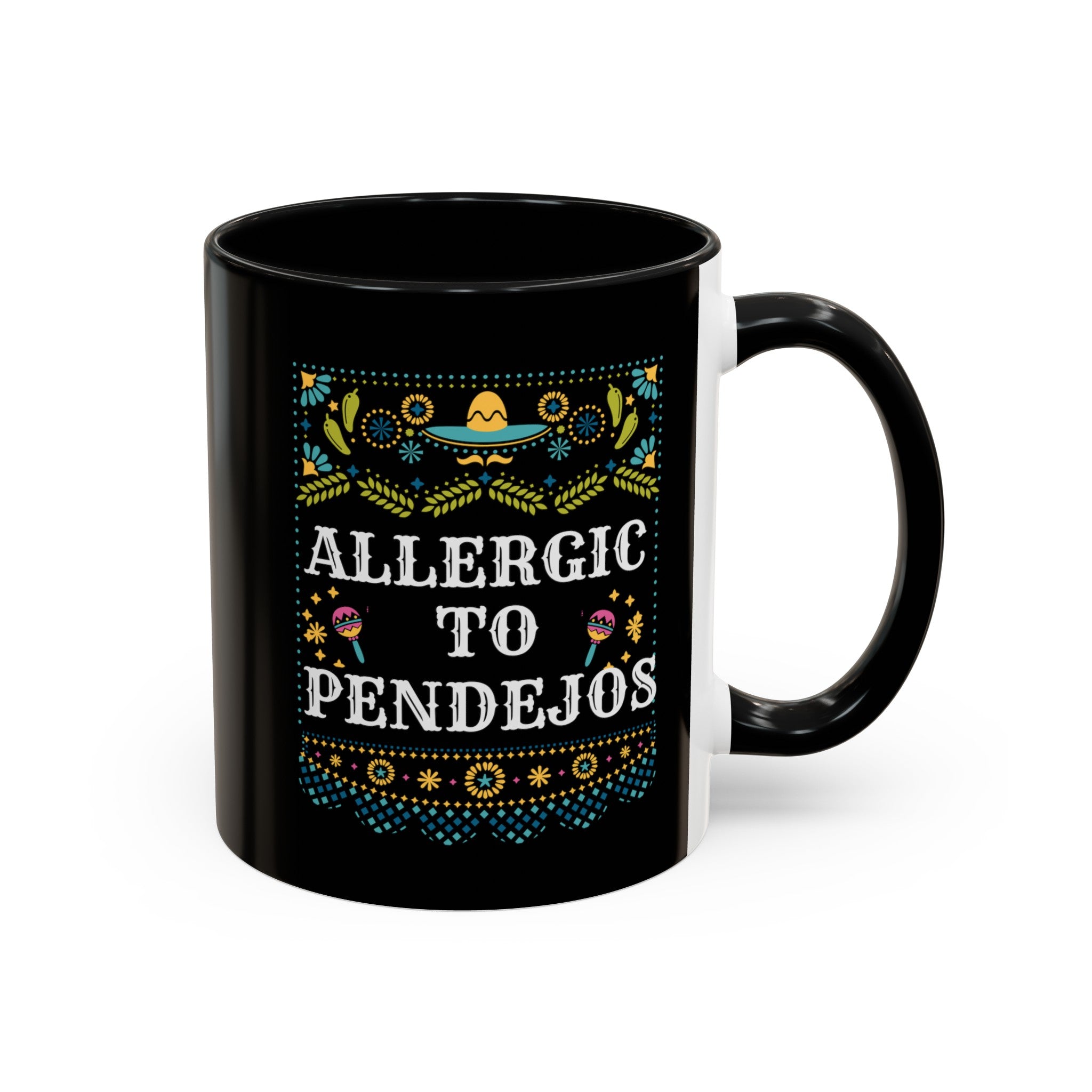 Sassy Allergic to Pendejos Coffee Mug for a Bold Statement, 11oz