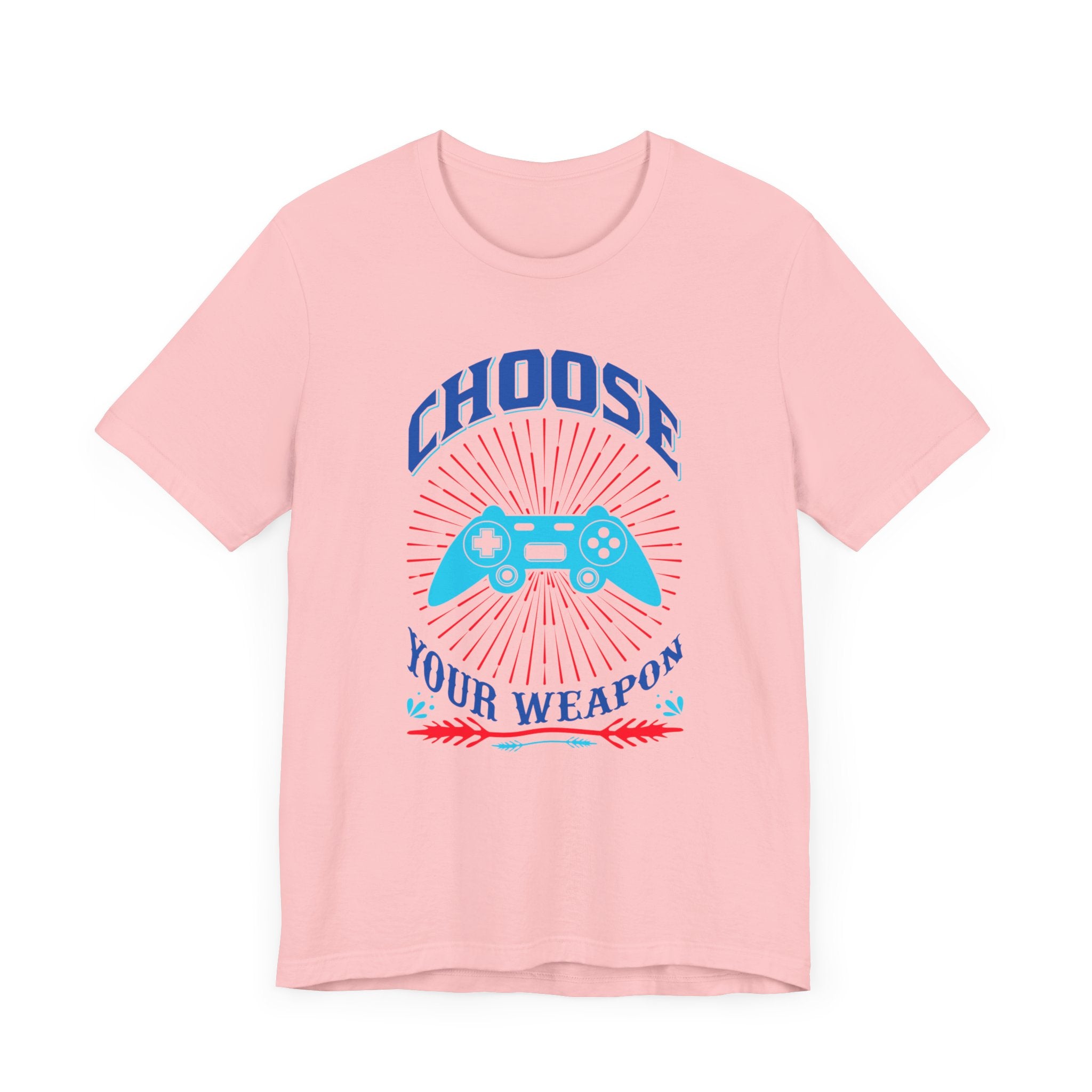 Choose Your Weapon T-shirt, Gaming Tshirt, Gameboy Shirt, Game Lover Unisex Shirt, Crewneck Shirt, Short Sleeve Tee, Gift for Him