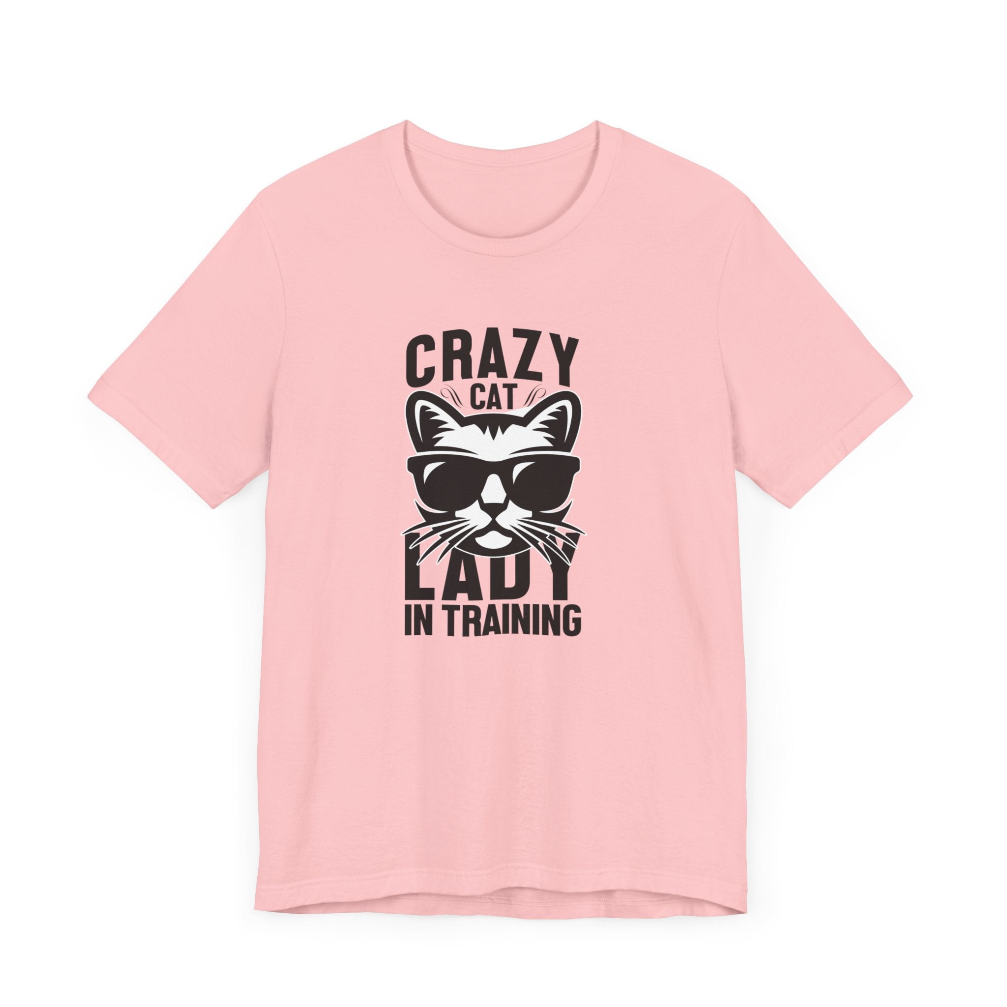 Crazy Cat Lady In Trainning T-shirt, Cat Tshirt, Pet Shirt, Unisex Shirt, Crewneck Shirt, Short Sleeve Tee, Gift for Him, Gift for Her