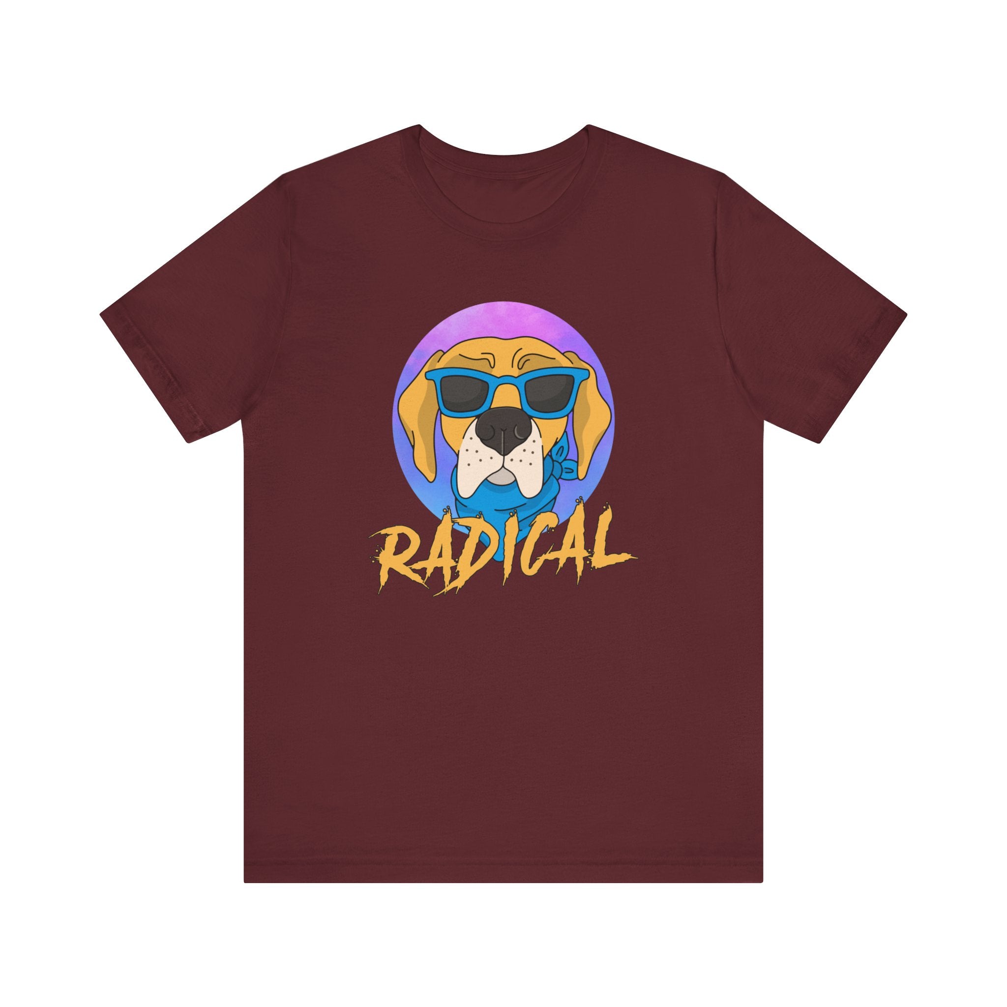 Radical T-shirt, Dog Lover Tshirt, Animal Shirt, Cool Dog Unisex Shirt, Crewneck Shirt, Short Sleeve Tee, Gift for Him, Gift for Her