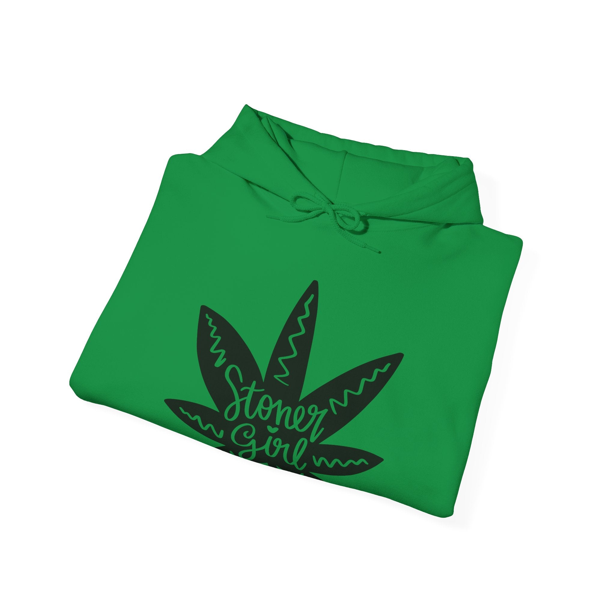 Stoner Girl Vibes Hoodie - Cozy Cannabis-Inspired Apparel