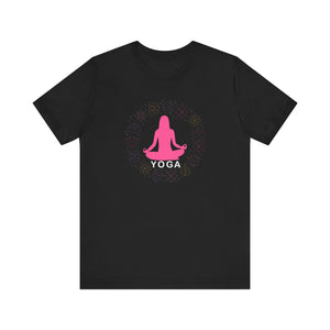 Yoga T-shirt, Yoga Lover Tshirt, Meditation Shirt, Yoga Day Unisex Shirt, Crewneck Shirt, Short Sleeve Tee, Gift for Him, Gift for Her